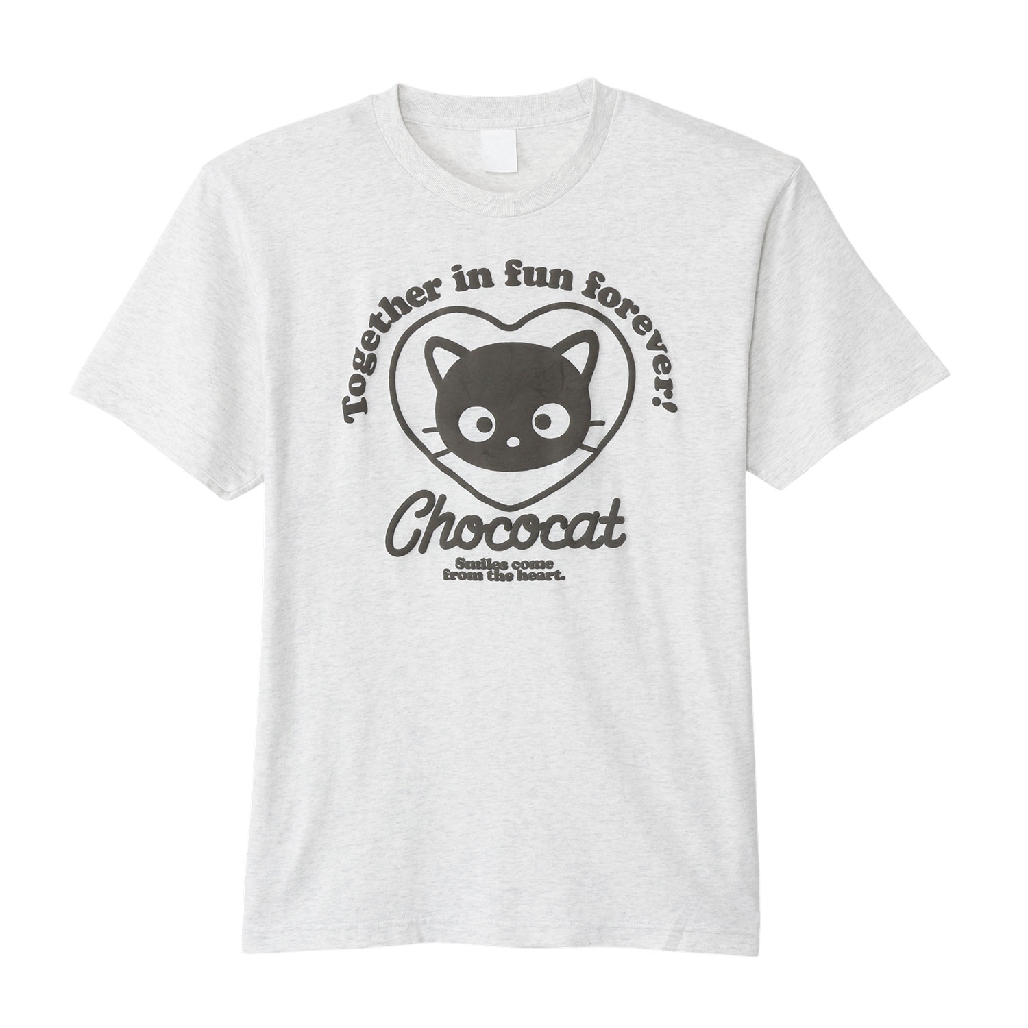 [公式] メーカー直営 サンリオキャラクターズ 発泡プリント Tシャツ チョコキャット ハート