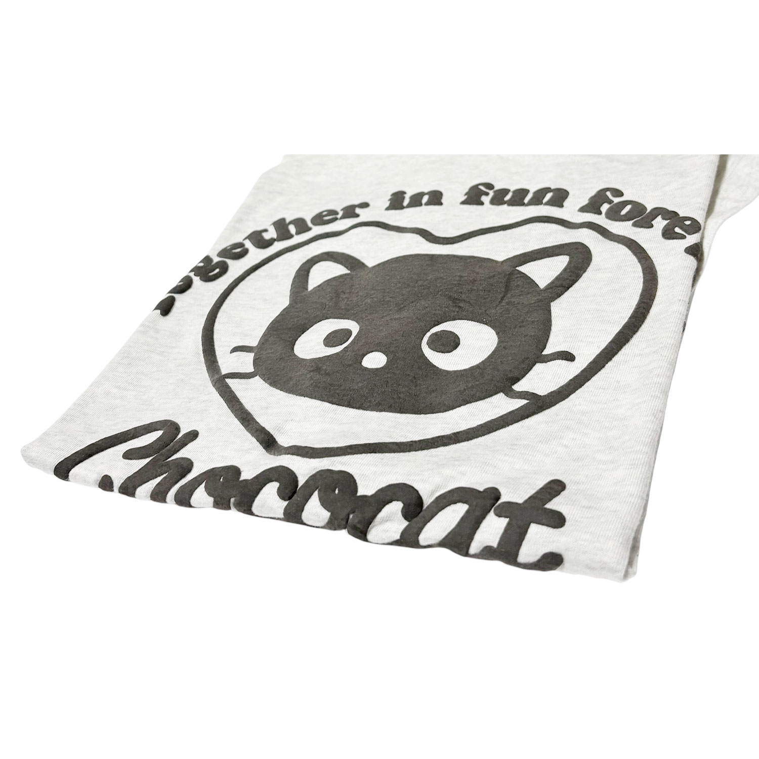 [公式] メーカー直営 サンリオキャラクターズ 発泡プリント Tシャツ チョコキャット ハート