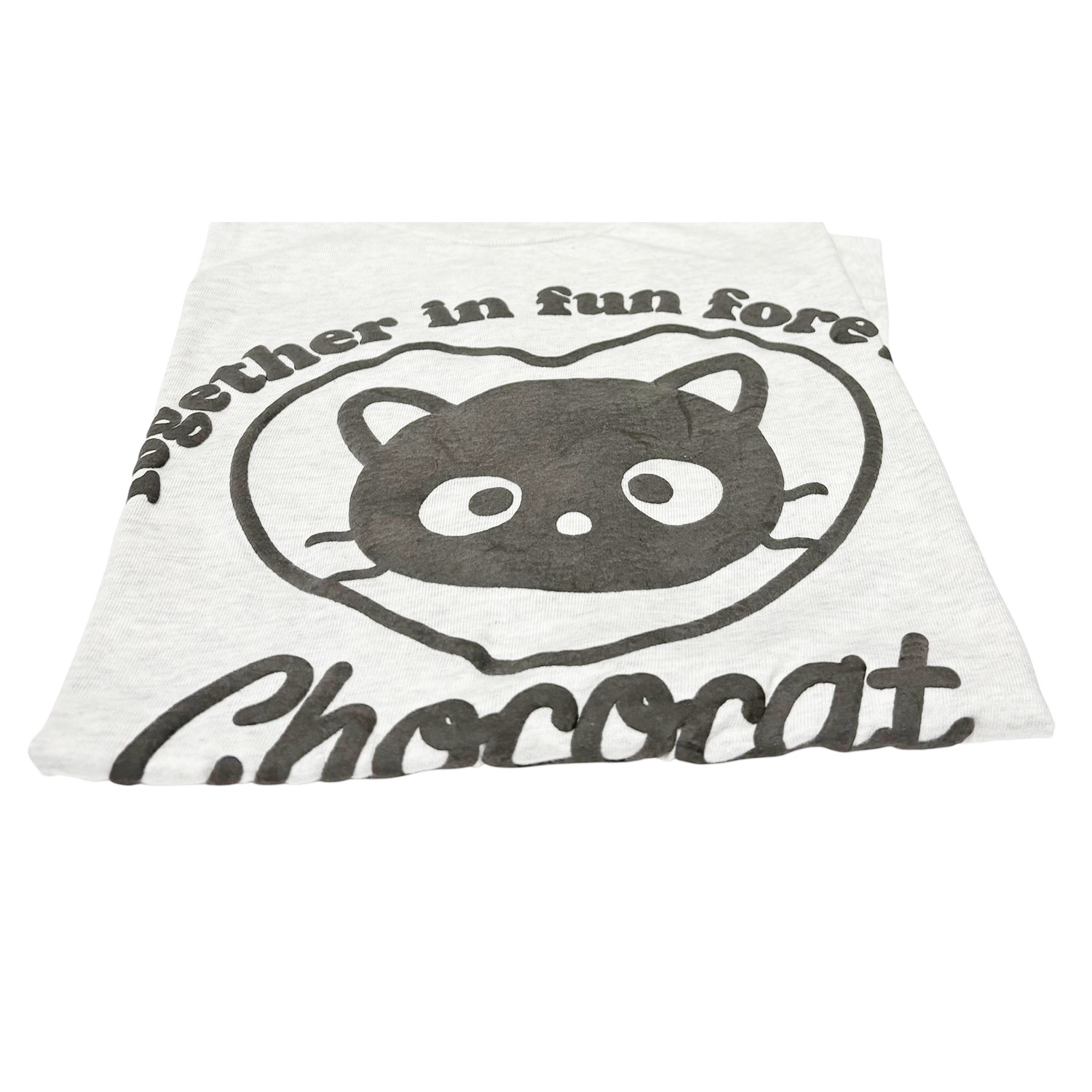 [公式] メーカー直営 サンリオキャラクターズ 発泡プリント Tシャツ チョコキャット ハート