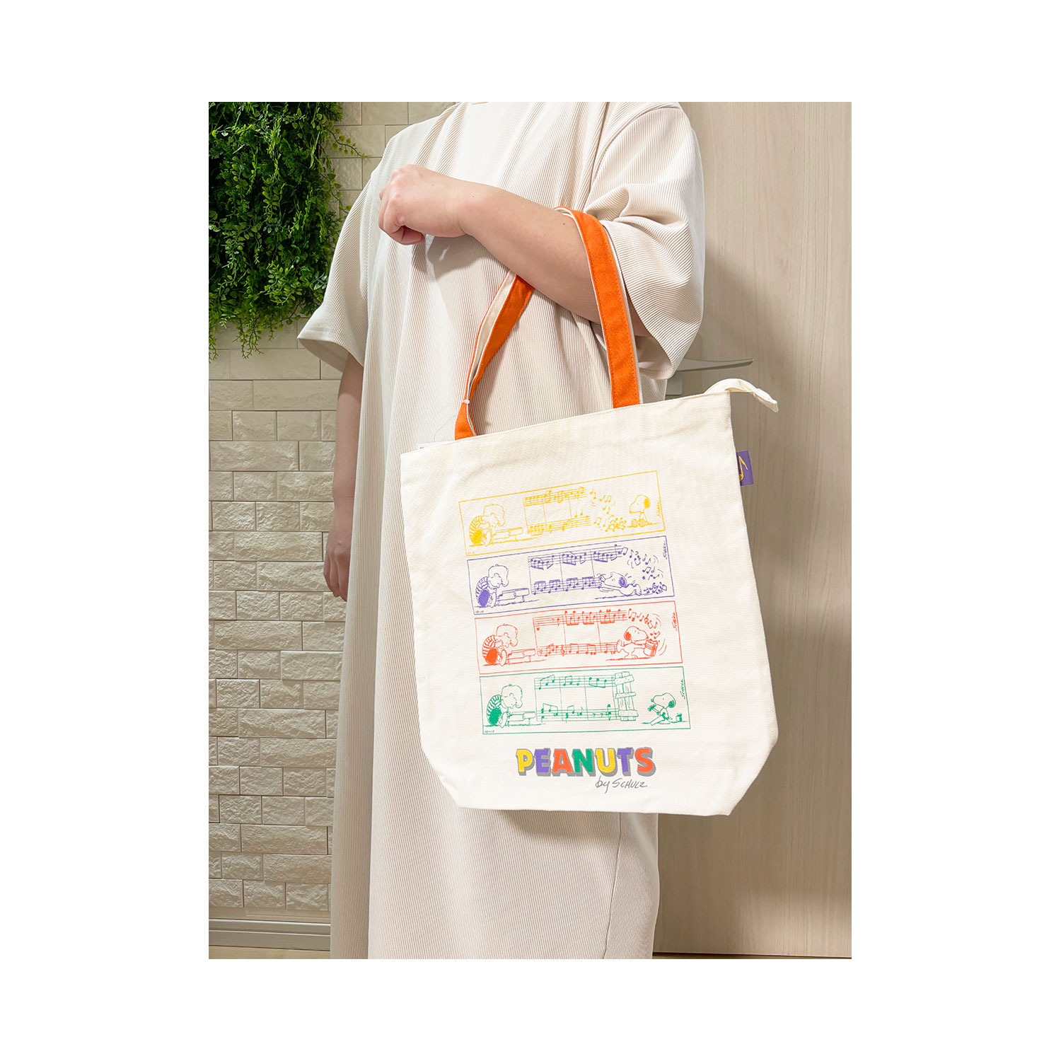 公式] メーカー直営 PEANUTS スヌーピー グッディバッグ ピアノ