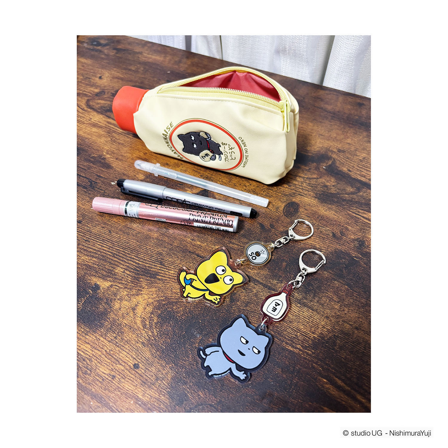 [公式] スタジオUG（にしむらゆうじ）マヨネーズ型ポーチ わるめのね「カロリーをどうぞ」