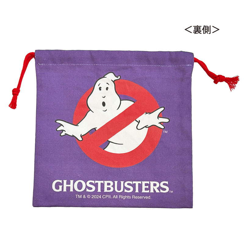 ゴーストバスターズ 巾着 ロゴ/PU