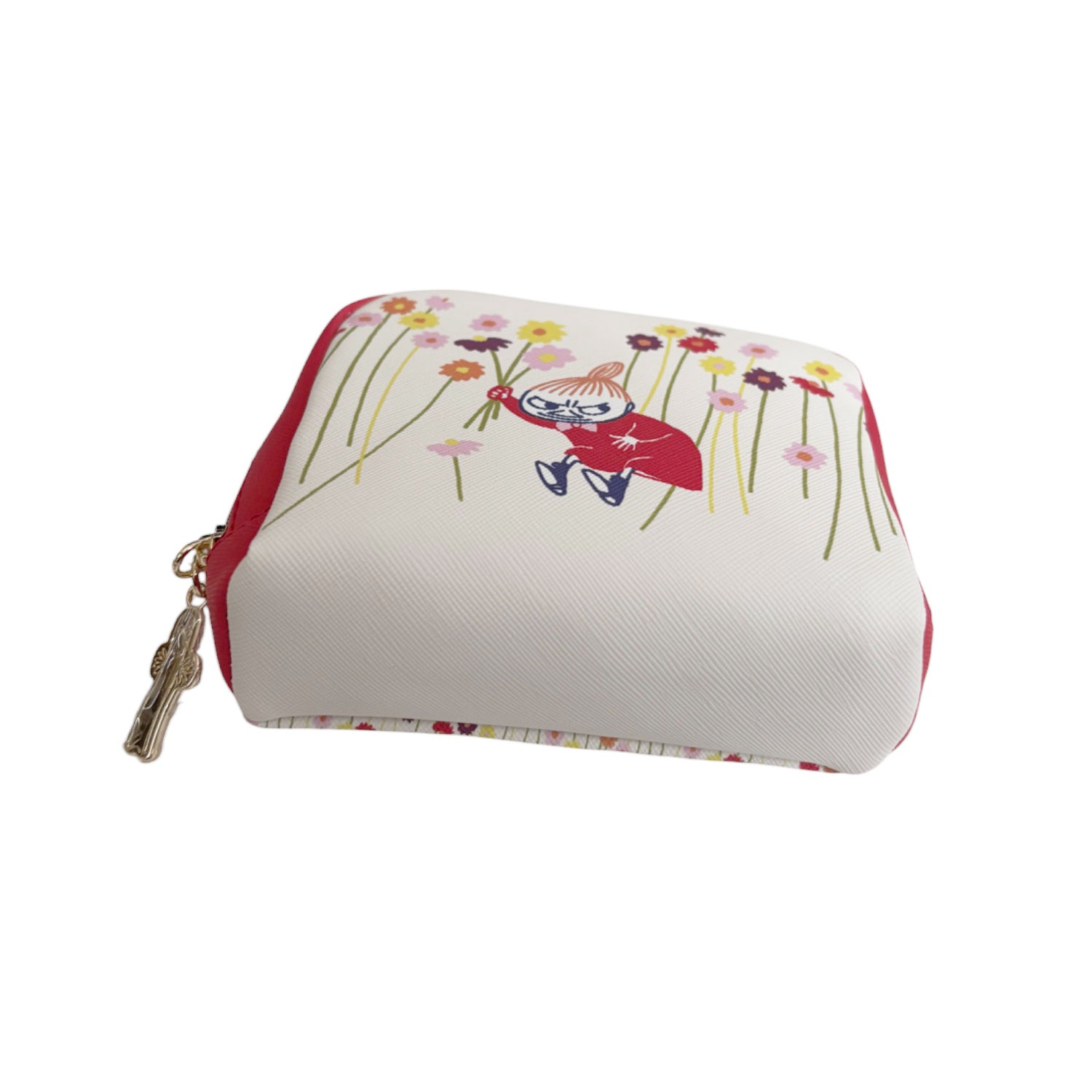 公式] MOOMIN ムーミン スクエアポーチ お花畑 | キャラクター