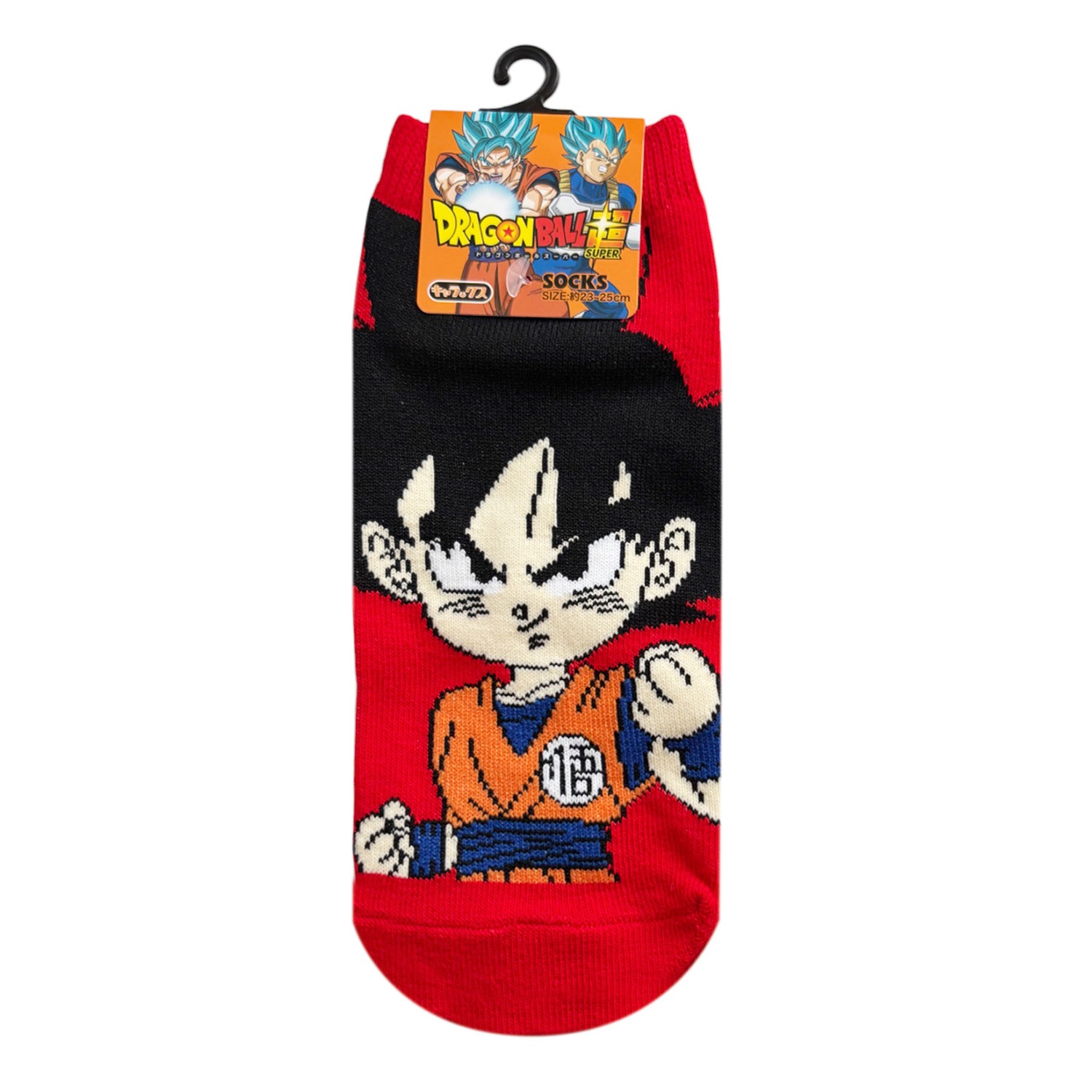 [公式] メーカー直営 ドラゴンボール 超 キャラックス（靴下） 孫悟空デフォルメ 23~25cm