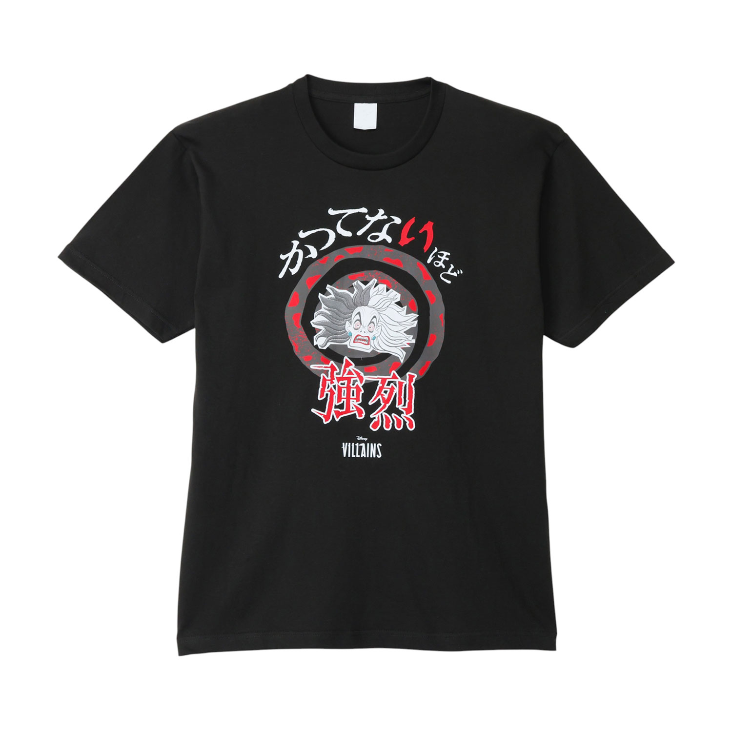 [公式] メーカー直営 ディズニー パワーワード ヴィランズ Tシャツ /クルエラ (101匹わんちゃん)