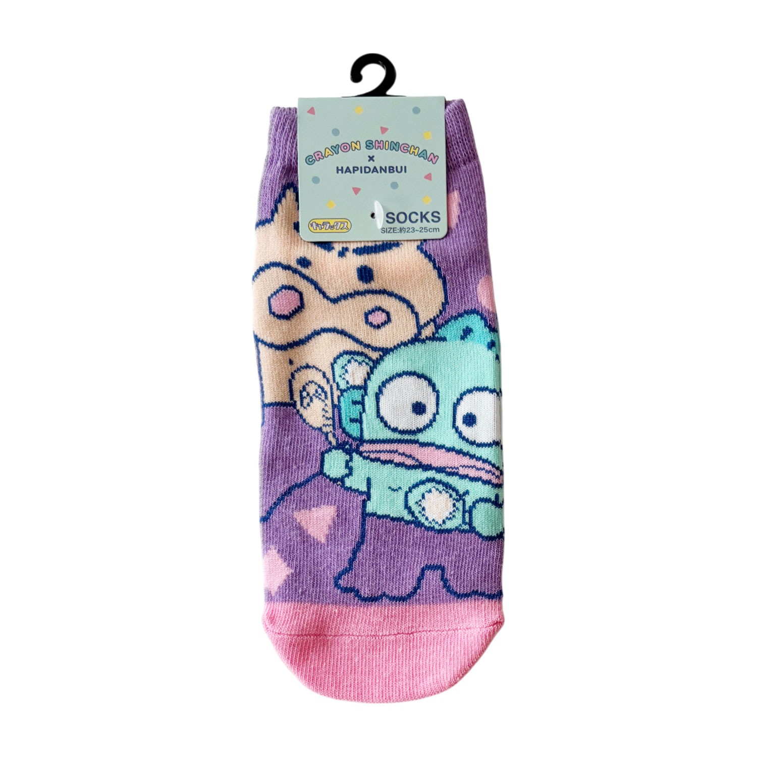 [公式] メーカー直営 CRAYON SHINCHAN × HAPIDANBUI キャラックス（靴下）ぶりぶりざえもんとハンギョドン