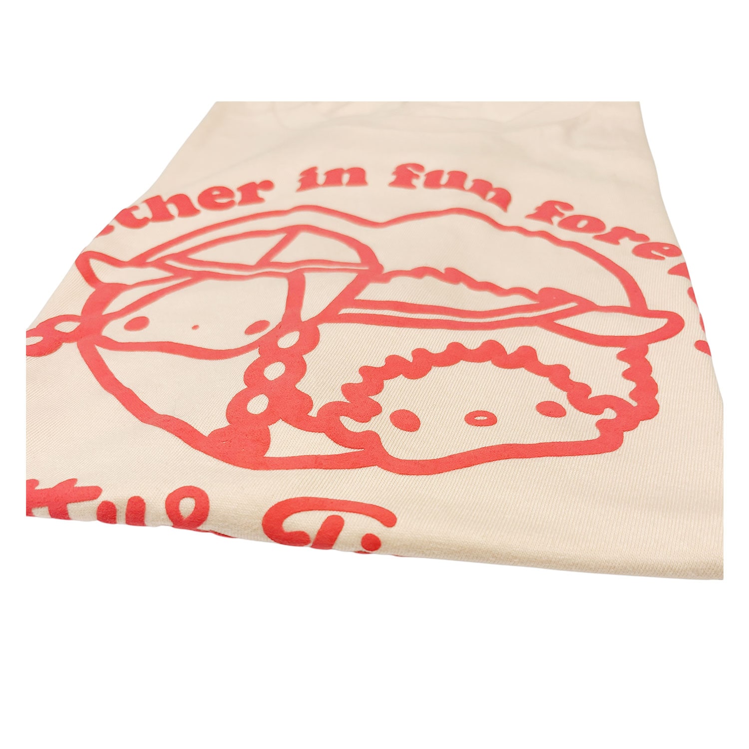 [公式] メーカー直営 サンリオキャラクターズ 発泡プリント Tシャツ パティー＆ジミー ハート