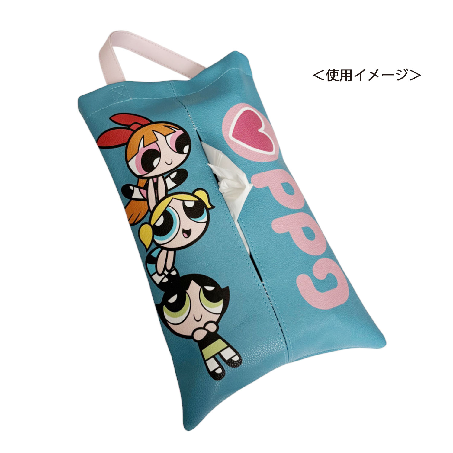 [公式] メーカー直営 パワーパフガールズ  ティッシュケース /ステキなもの