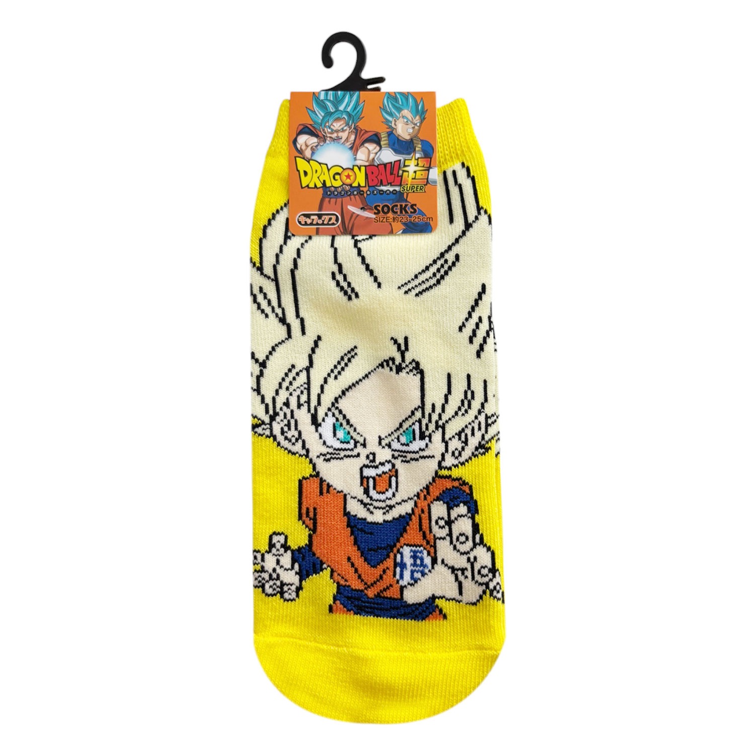 [公式] メーカー直営 ドラゴンボール 超 キャラックス（靴下） 孫悟空ＳＳデフォルメ 23~25cm