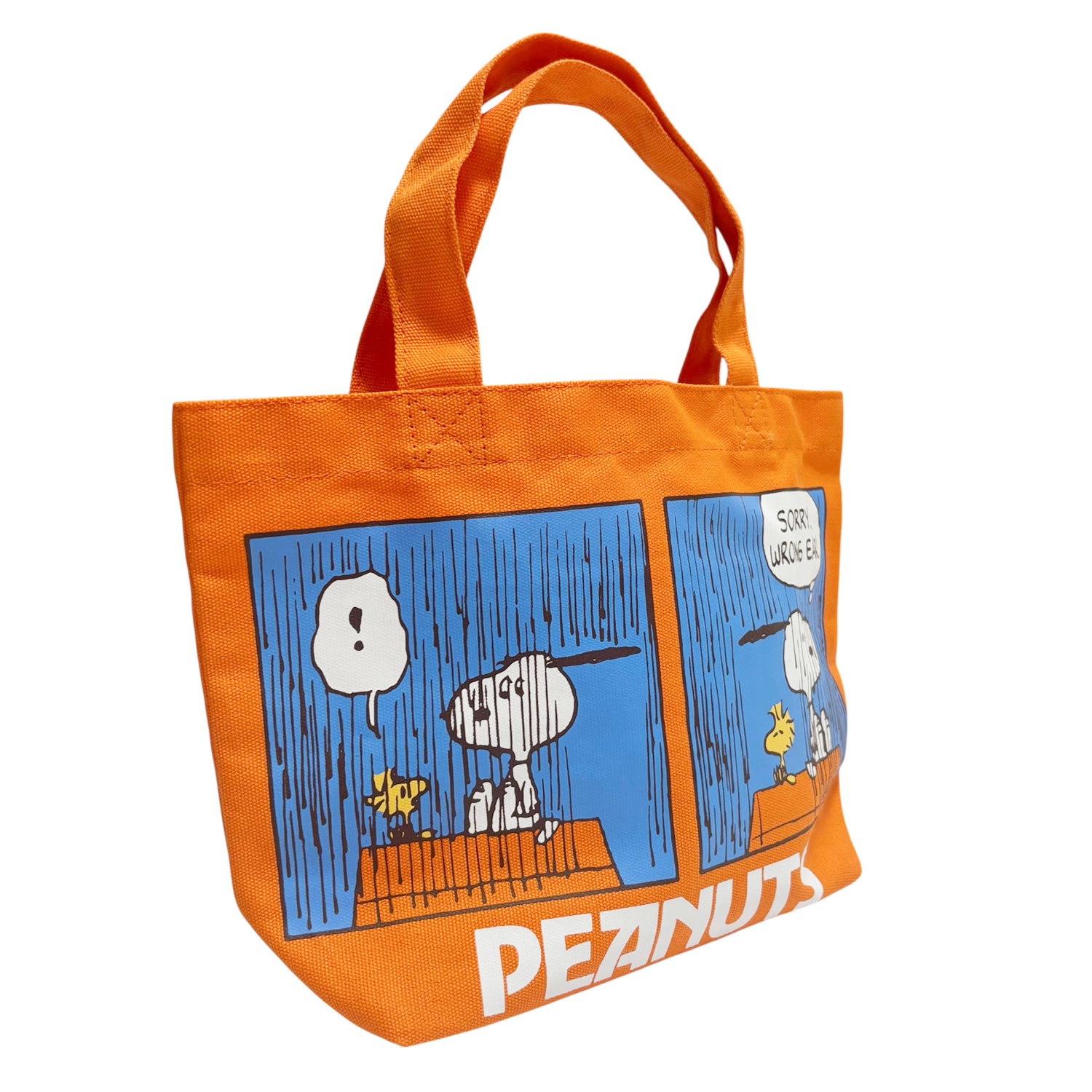 公式] メーカー直営 PEANUTS スヌーピー カラーマチ付きバッグ 雨