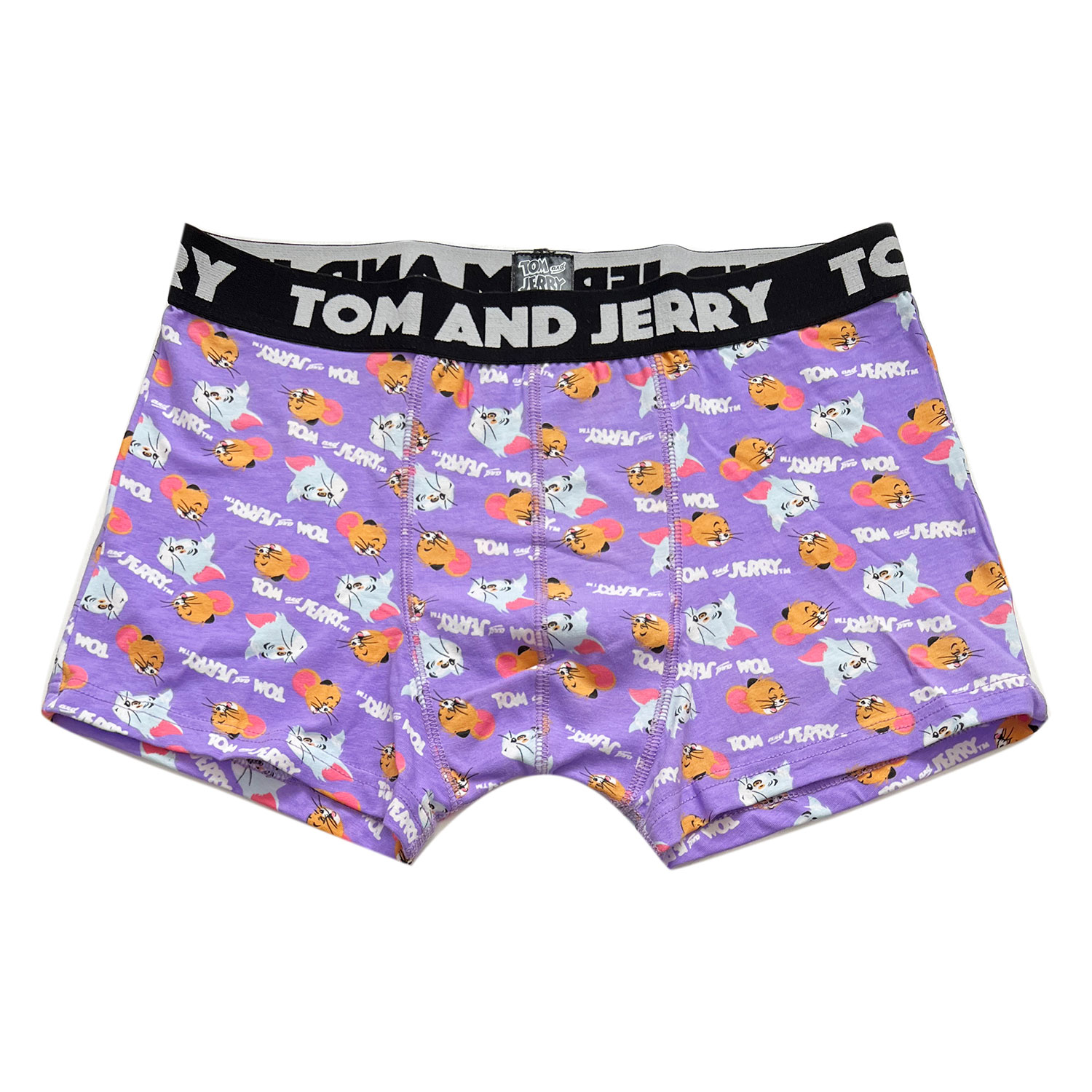 [公式] メーカー直営 トム＆ジェリー ボクサーパンツ ／フェイス　パープル