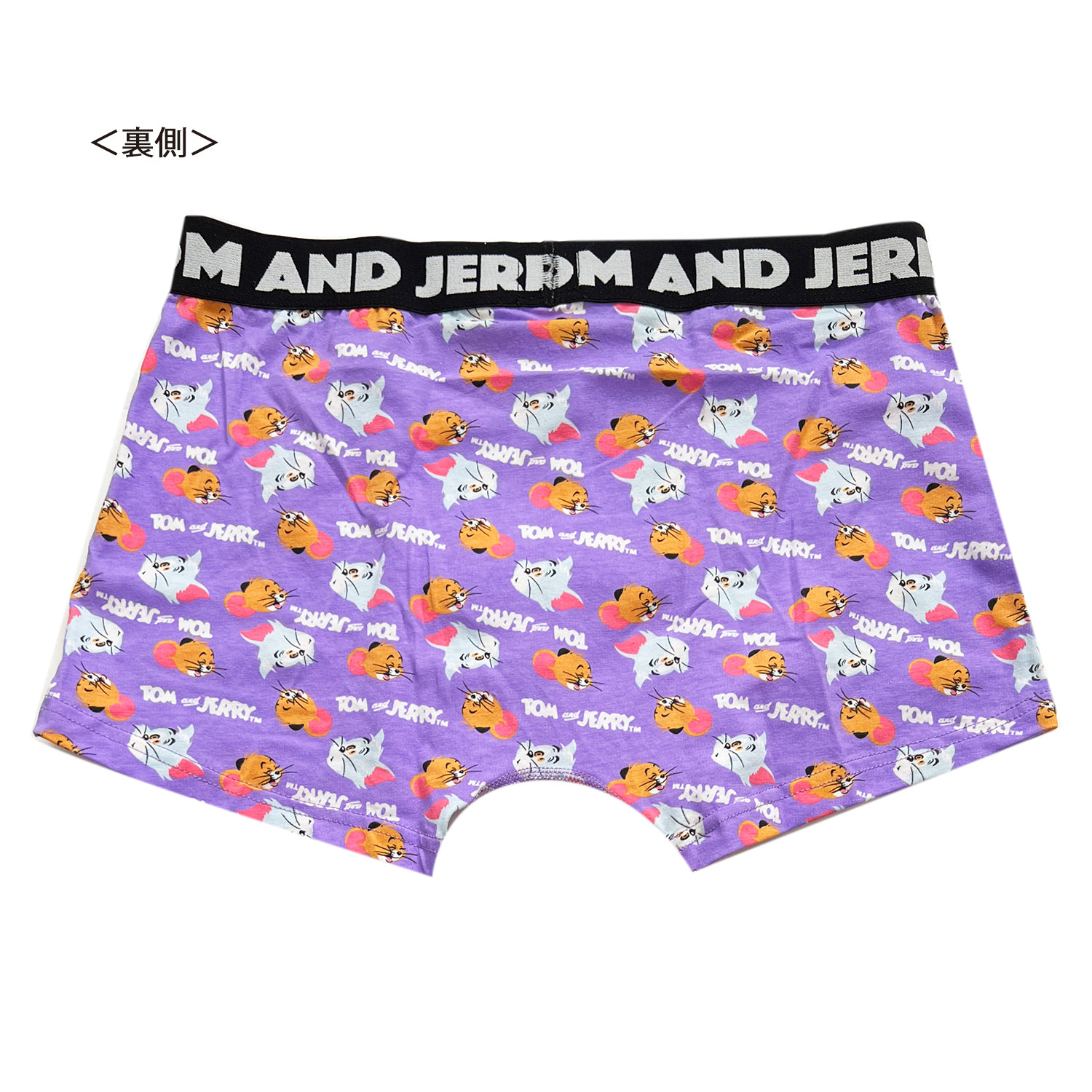 [公式] メーカー直営 トム＆ジェリー ボクサーパンツ ／フェイス　パープル