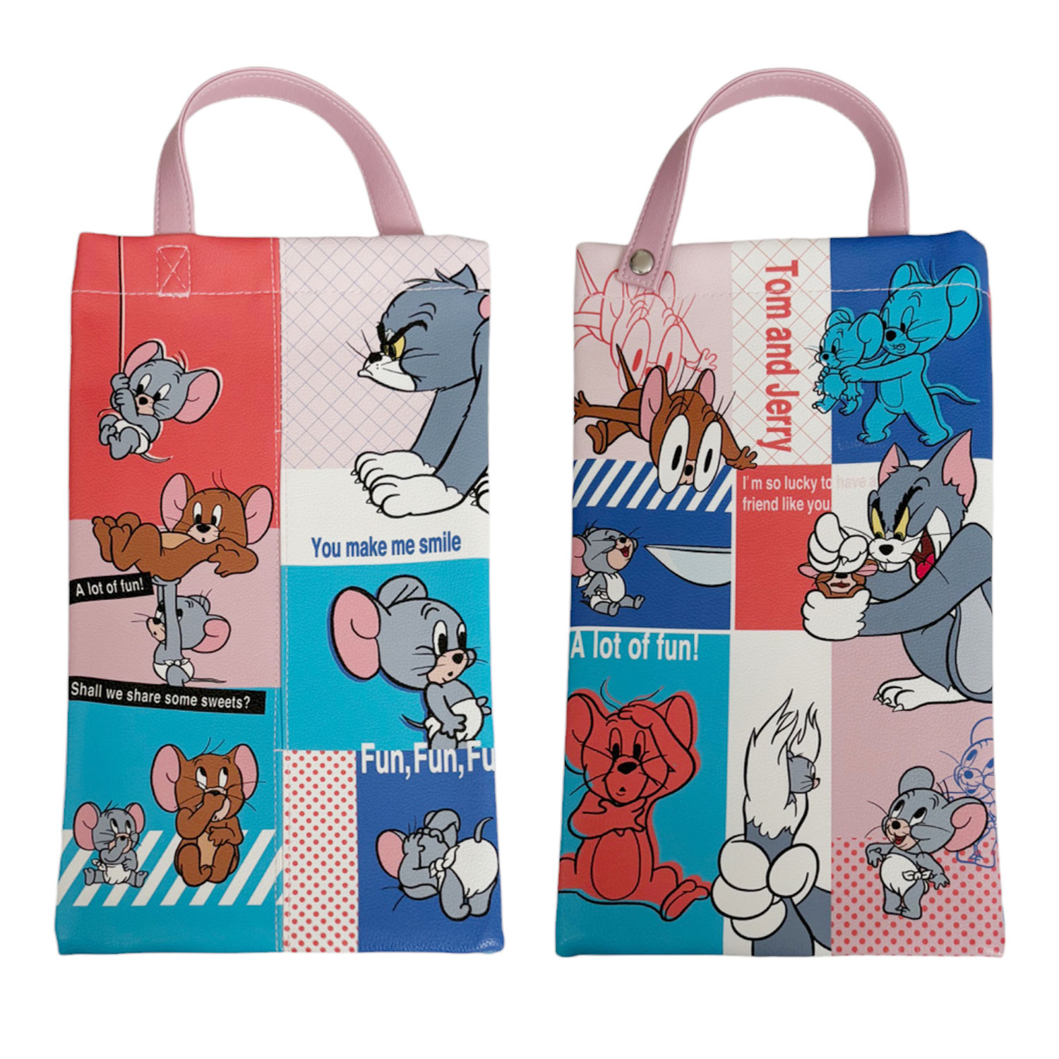 [公式]  合皮ティッシュケース  トムとジェリー　コミック