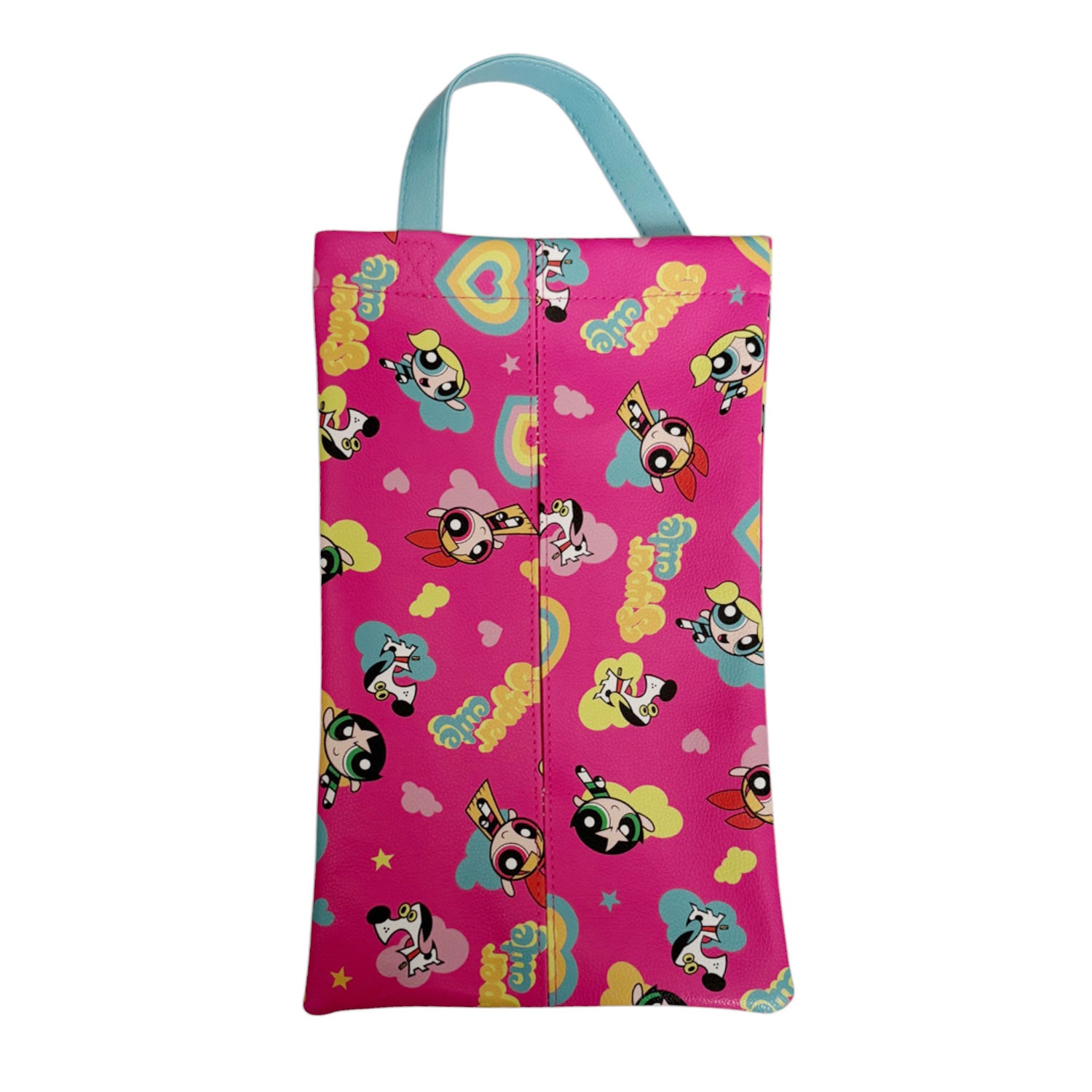 [公式] メーカー直営 パワーパフガールズ 合皮ティッシュケース スーパキュート