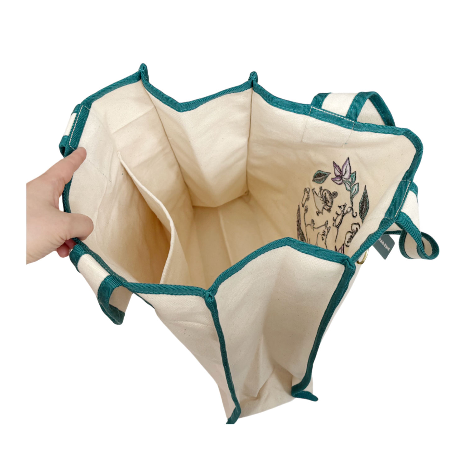 [公式] メーカー直営 ムーミン ビッグスクエアトートバッグ フルーツ