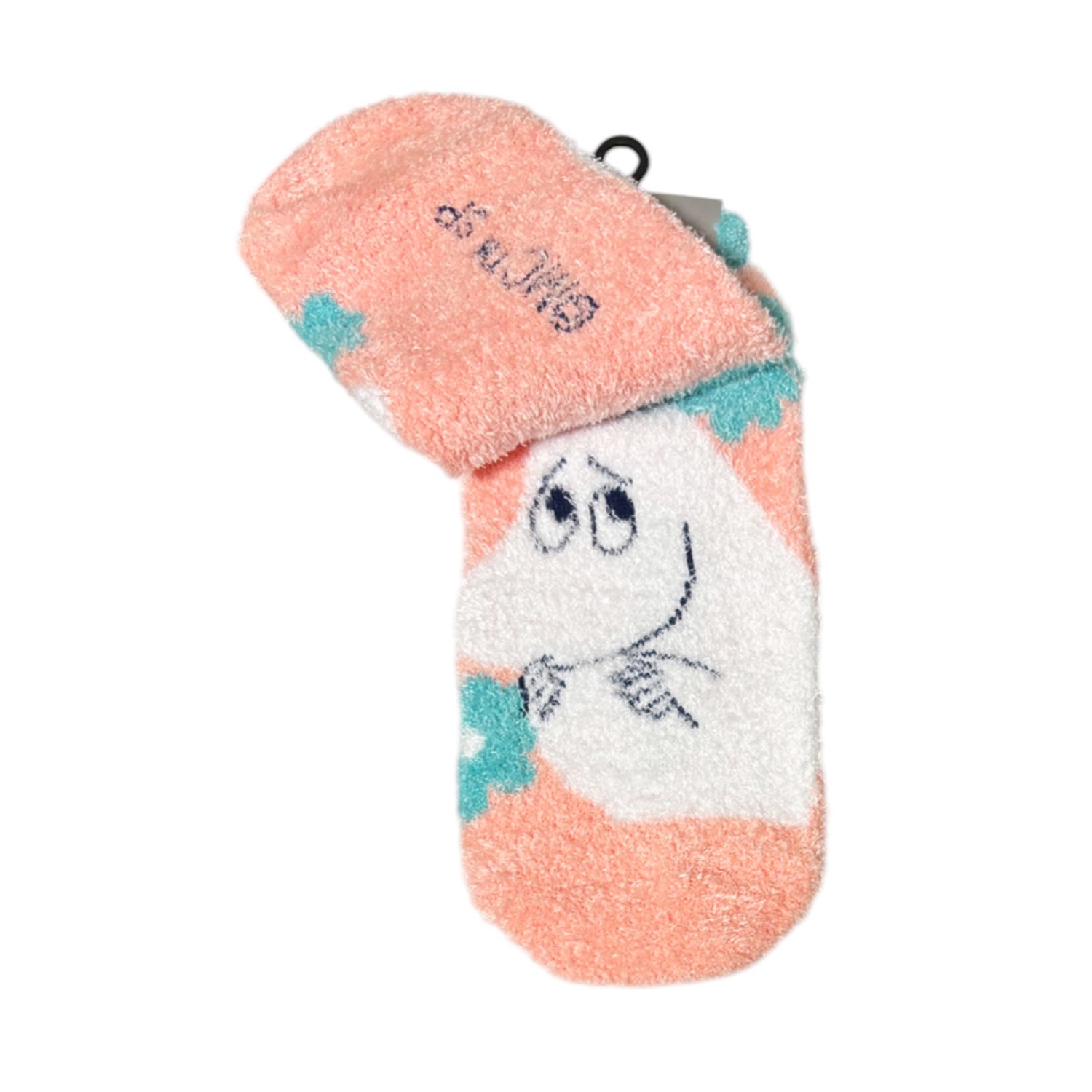 [公式] メーカー直営 ムーミン もっこもこくつした フラワー ピンク