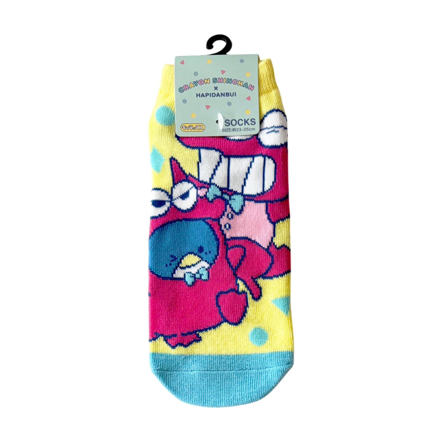 [公式] メーカー直営 CRAYON SHINCHAN × HAPIDANBUI キャラックス（靴下）ワニ山さんとタキシードサム