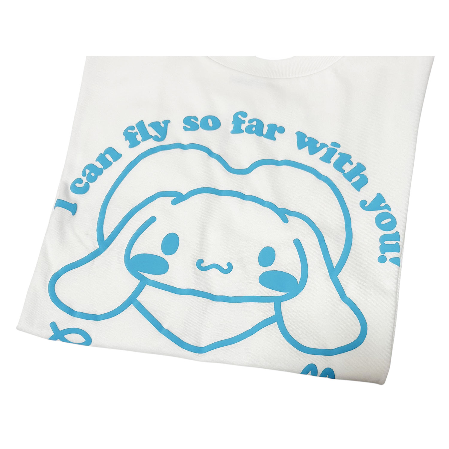 [公式] メーカー直営 サンリオキャラクターズ 発泡プリント Tシャツ シナモロール ハート