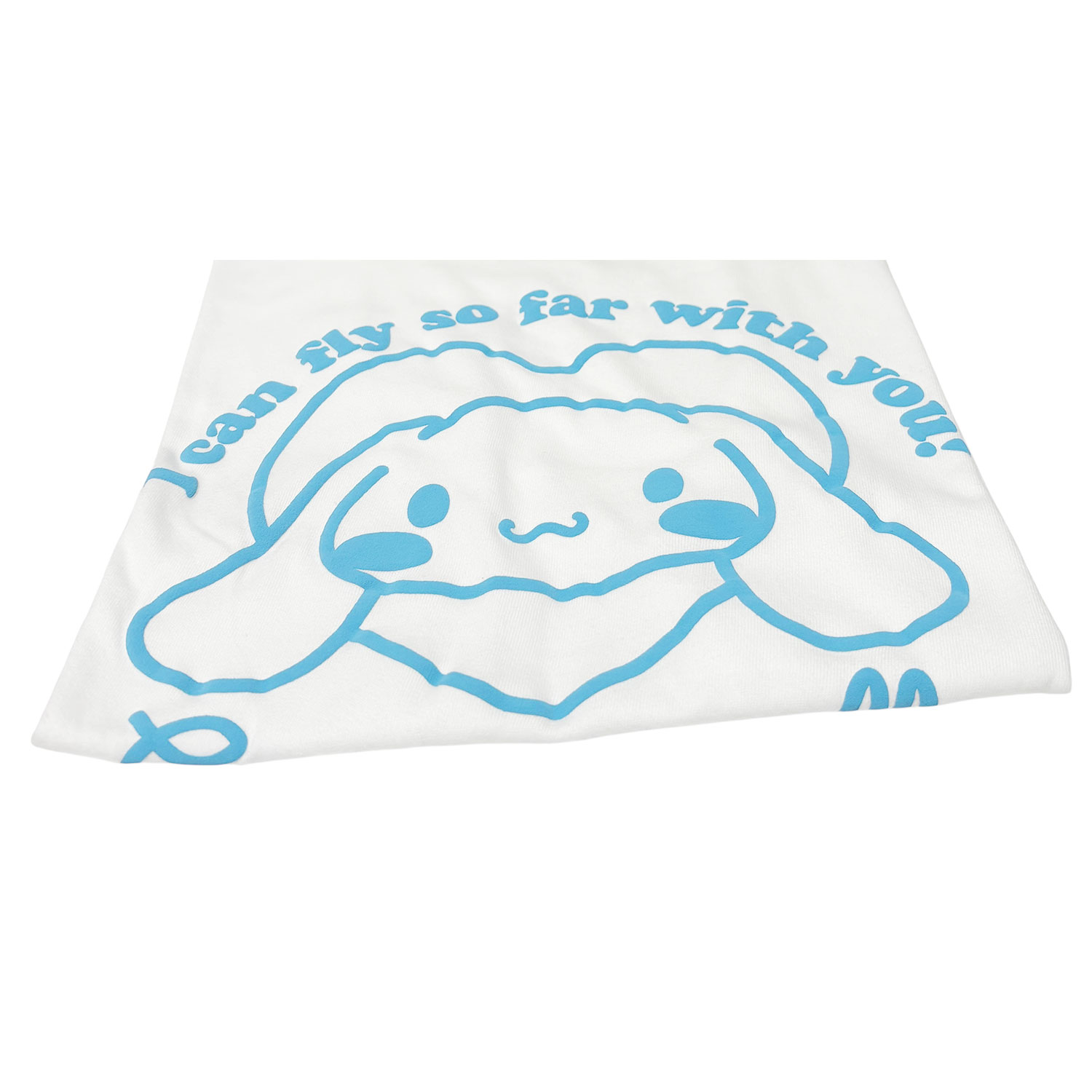 [公式] メーカー直営 サンリオキャラクターズ 発泡プリント Tシャツ シナモロール ハート