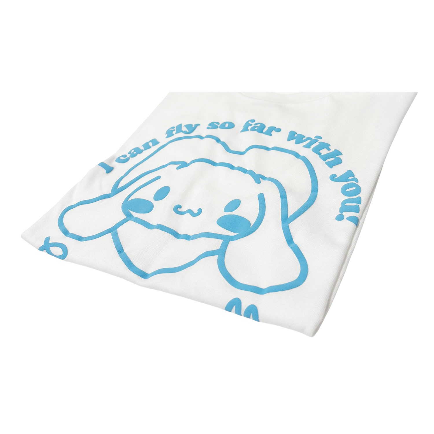 [公式] メーカー直営 サンリオキャラクターズ 発泡プリント Tシャツ シナモロール ハート