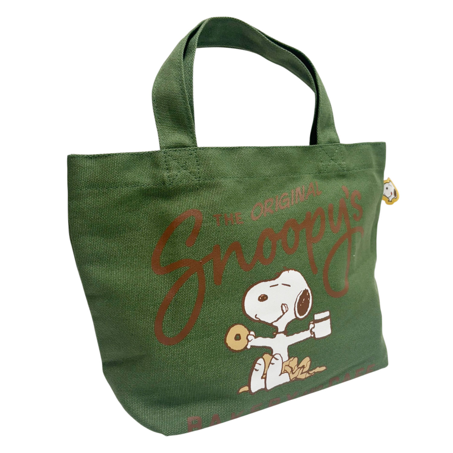 [公式] メーカー直営 PEANUTS スヌーピー カラーマチ付きバッグ カフェタイム