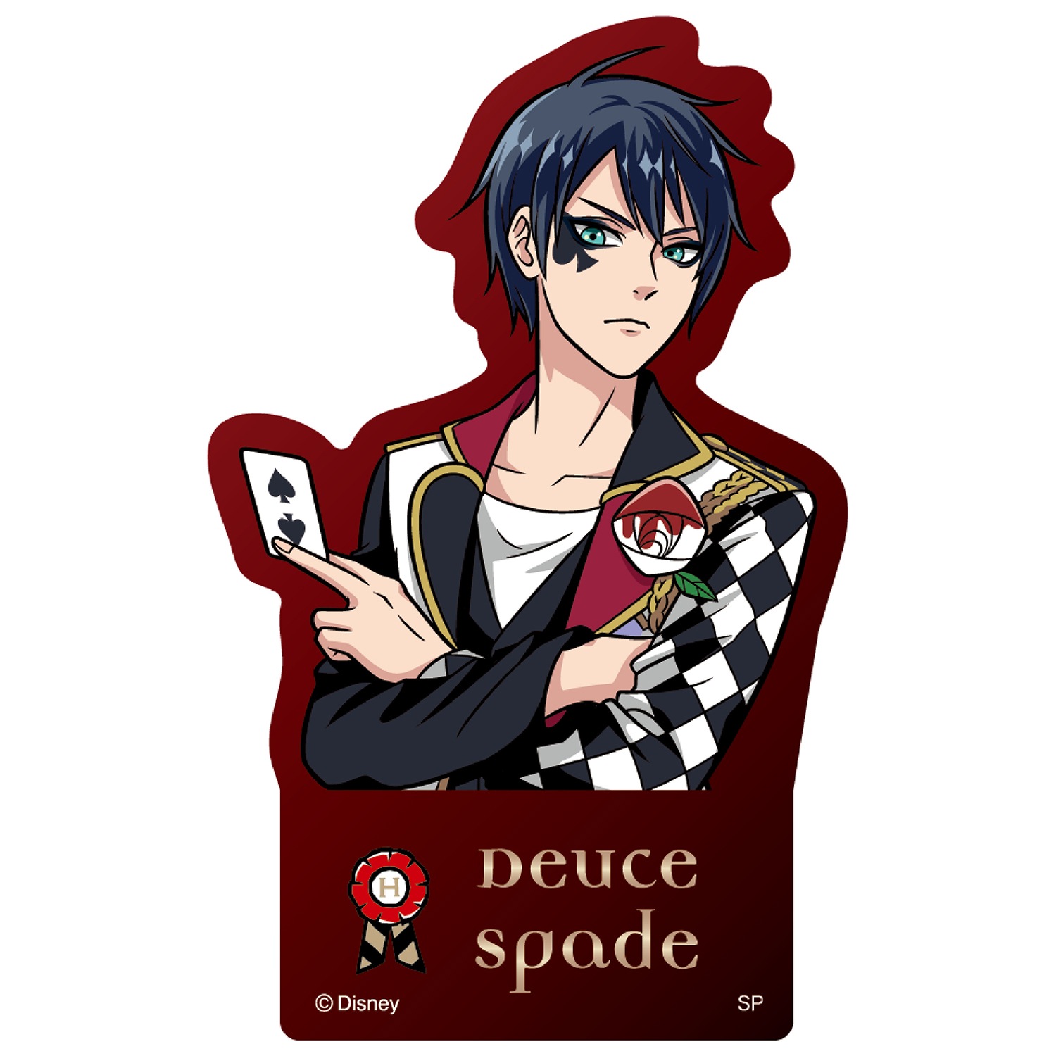 『ディズニー ツイステッドワンダーランド』 キャラクターステッカー ハーツラビュル寮 デュース