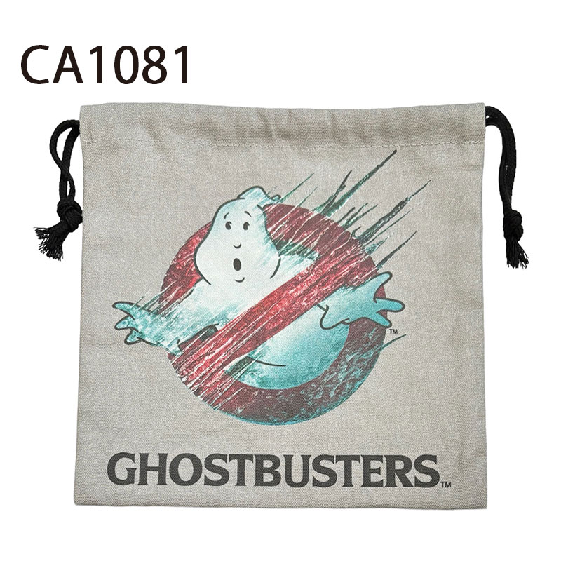 ゴーストバスターズ 巾着 ロゴ／フリーズ