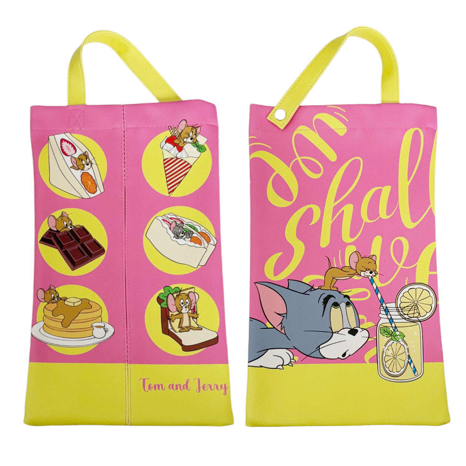 [公式]  合皮ティッシュケース  トムとジェリー　スイーツ