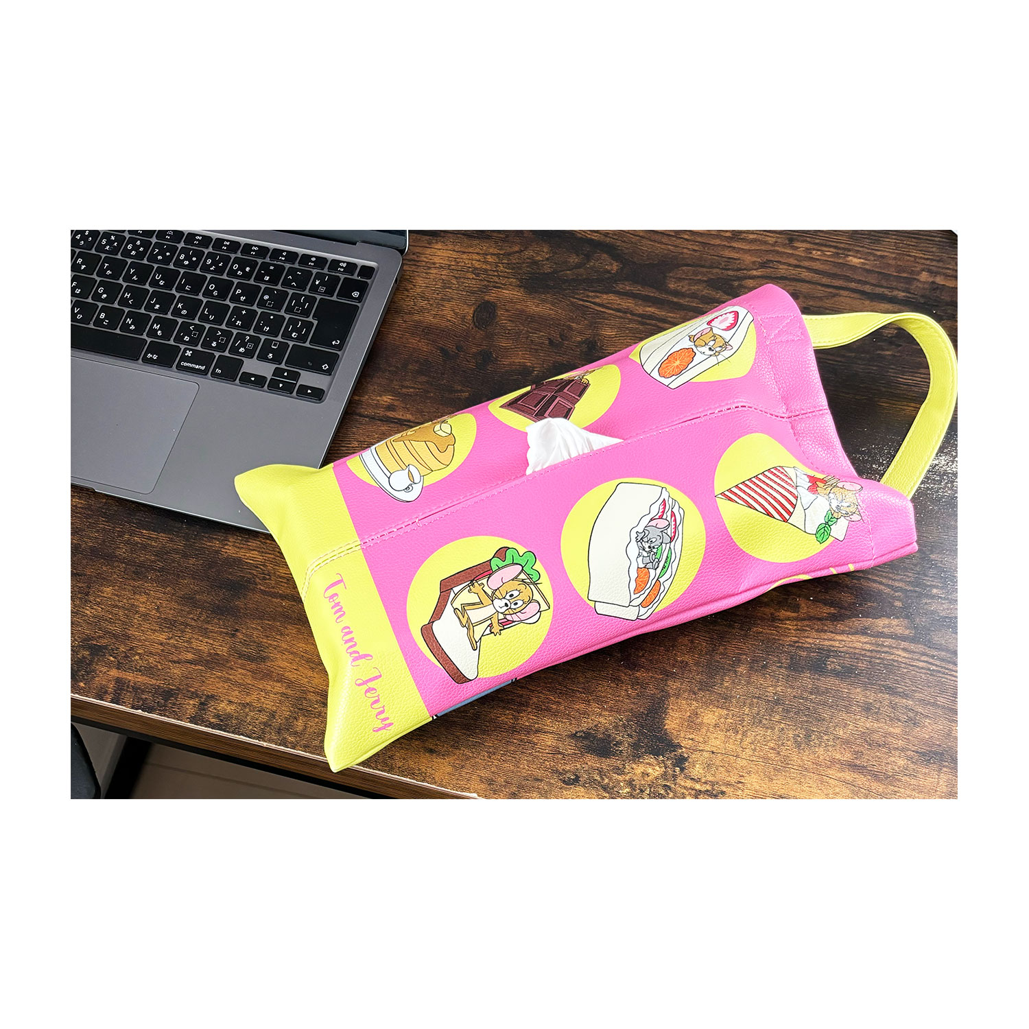 公式] 合皮ティッシュケース トムとジェリー スイーツ | キャラクター