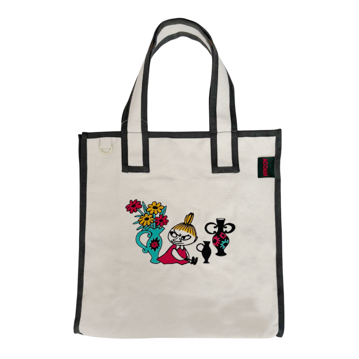 [公式] メーカー直営 ムーミン ビッグスクエアトートバッグ リトルミイ 花瓶