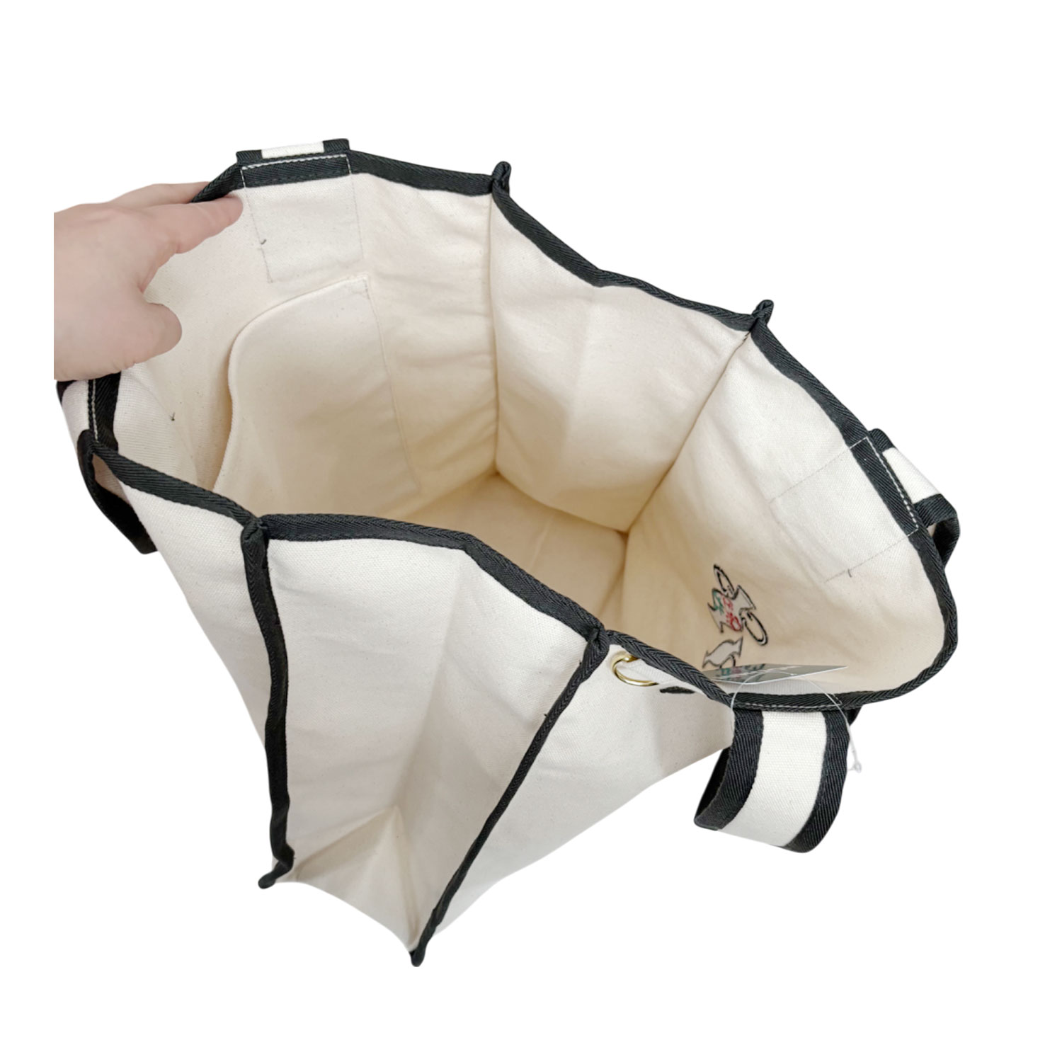 [公式] メーカー直営 ムーミン ビッグスクエアトートバッグ リトルミイ 花瓶