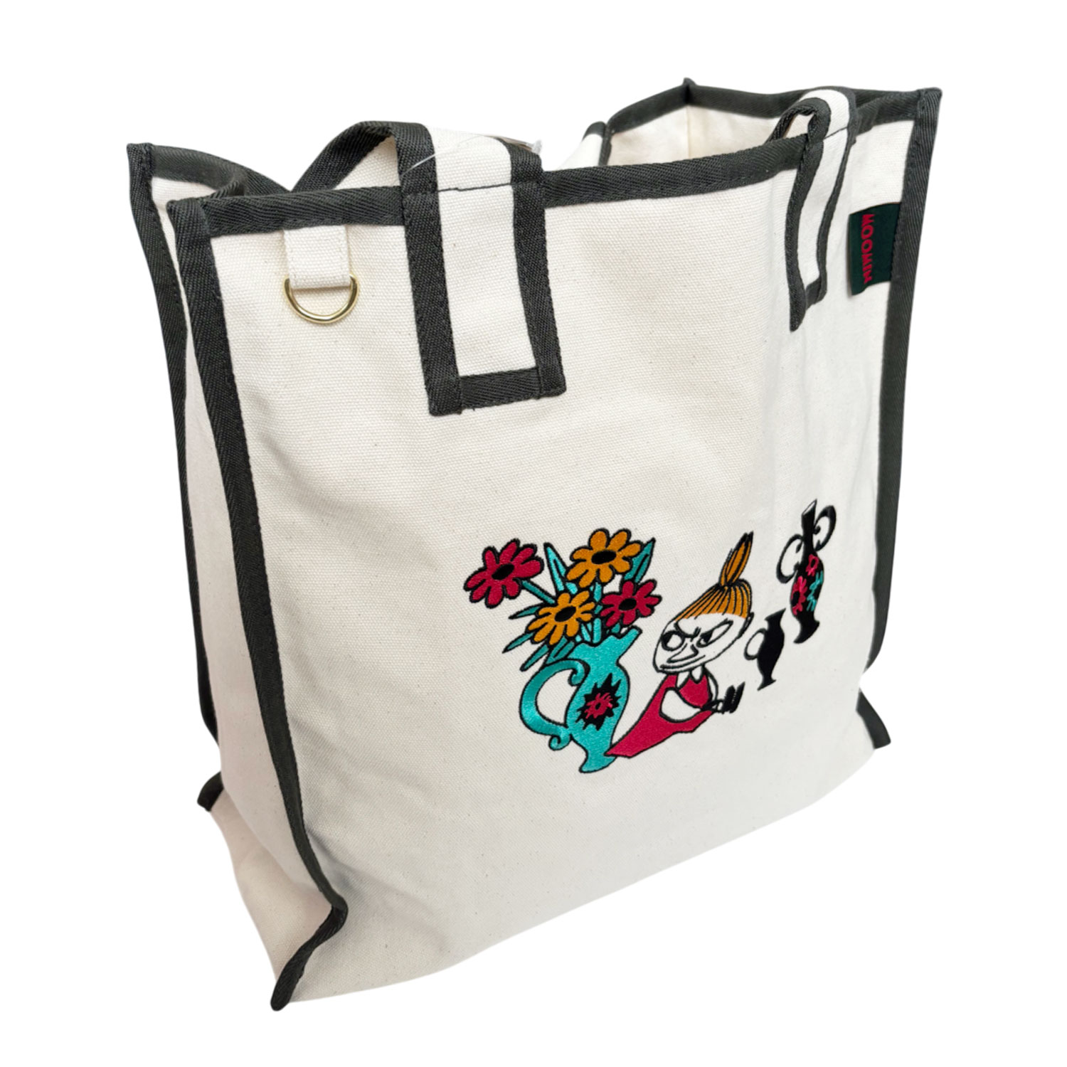 [公式] メーカー直営 ムーミン ビッグスクエアトートバッグ リトルミイ 花瓶