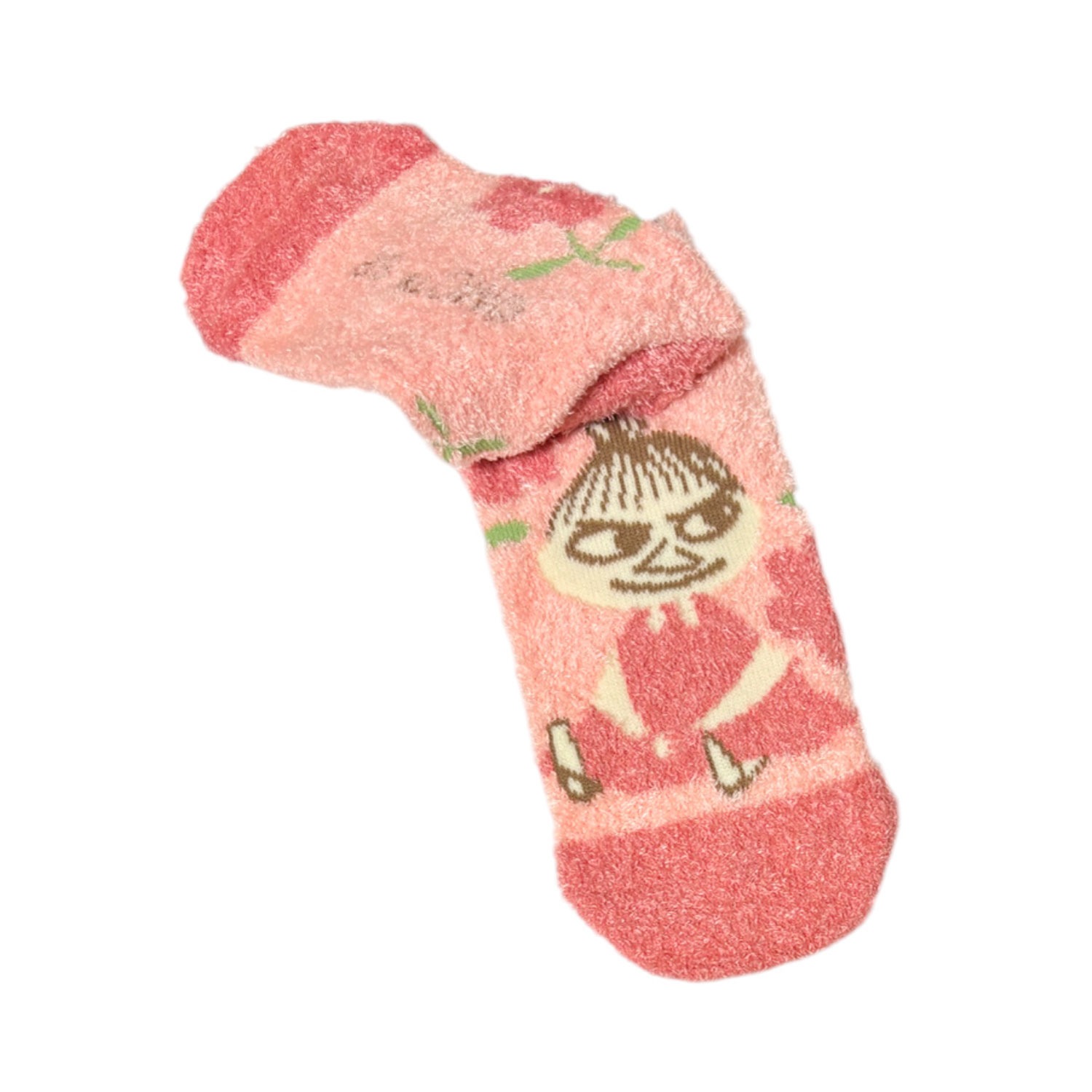 [公式] メーカー直営 ムーミン もっこもこくつした リトルミイ フラワー ピンク