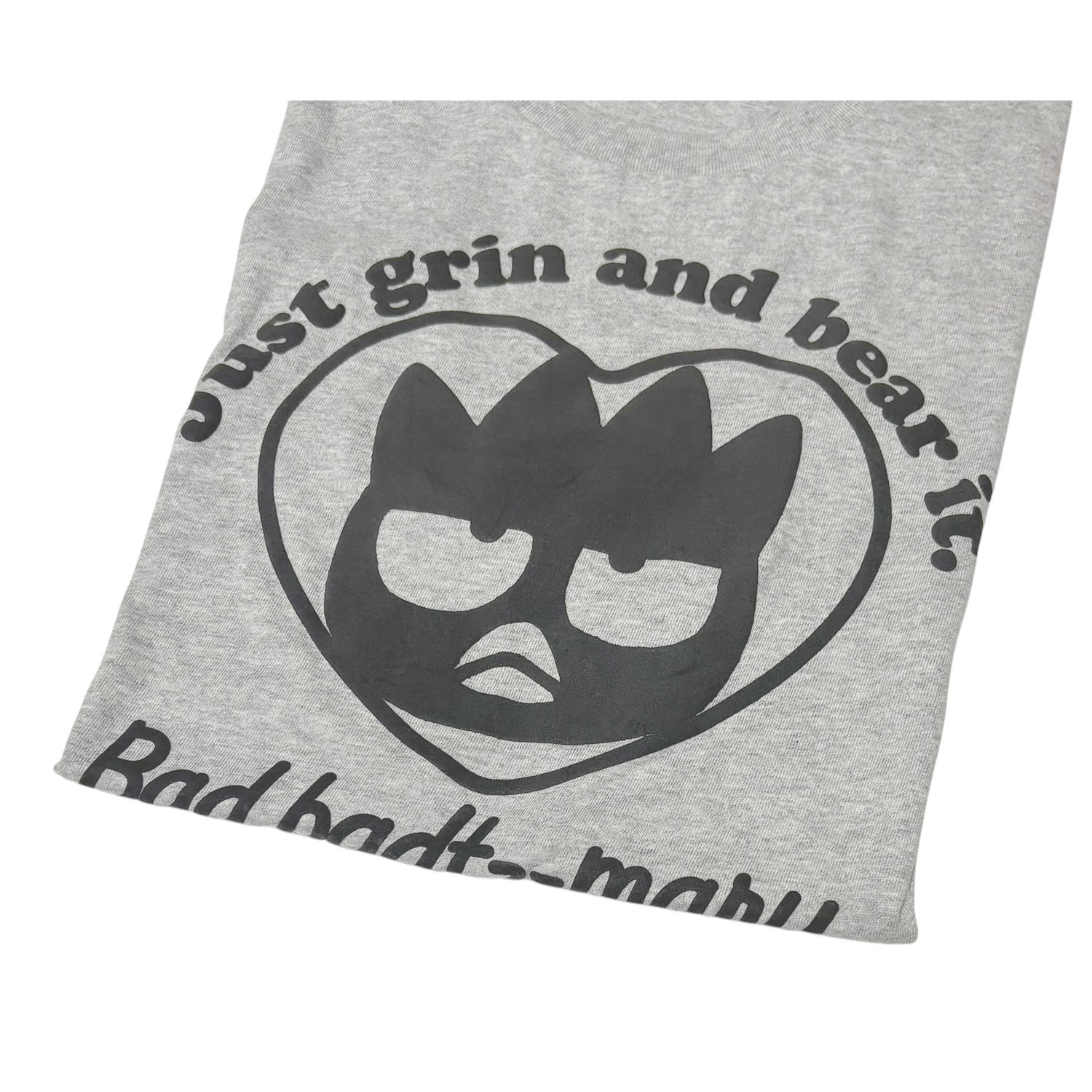 [公式] メーカー直営 サンリオキャラクターズ 発泡プリント Tシャツ バッドばつ丸 ハート