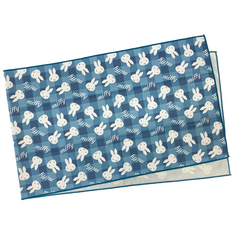 ディック・ブルーナ ミッフィー クールタオル ブルーチェック