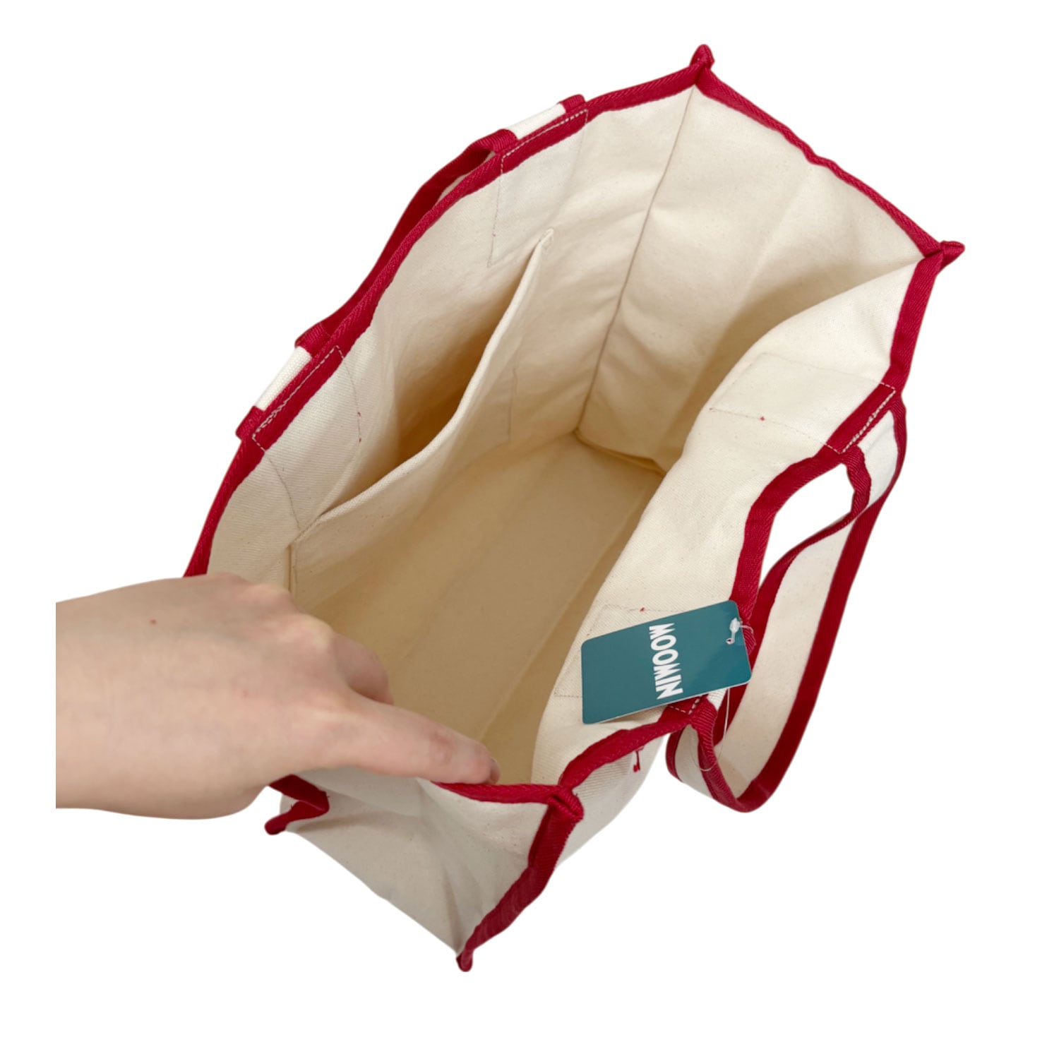 [公式] メーカー直営 ムーミン ビッグスクエアトートバッグ リトルミイ 整列