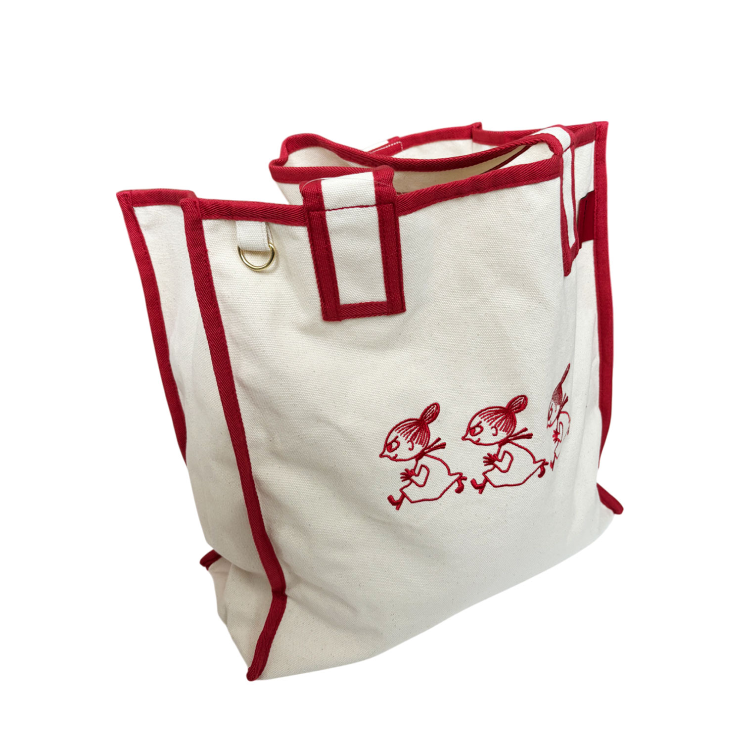 [公式] メーカー直営 ムーミン ビッグスクエアトートバッグ リトルミイ 整列