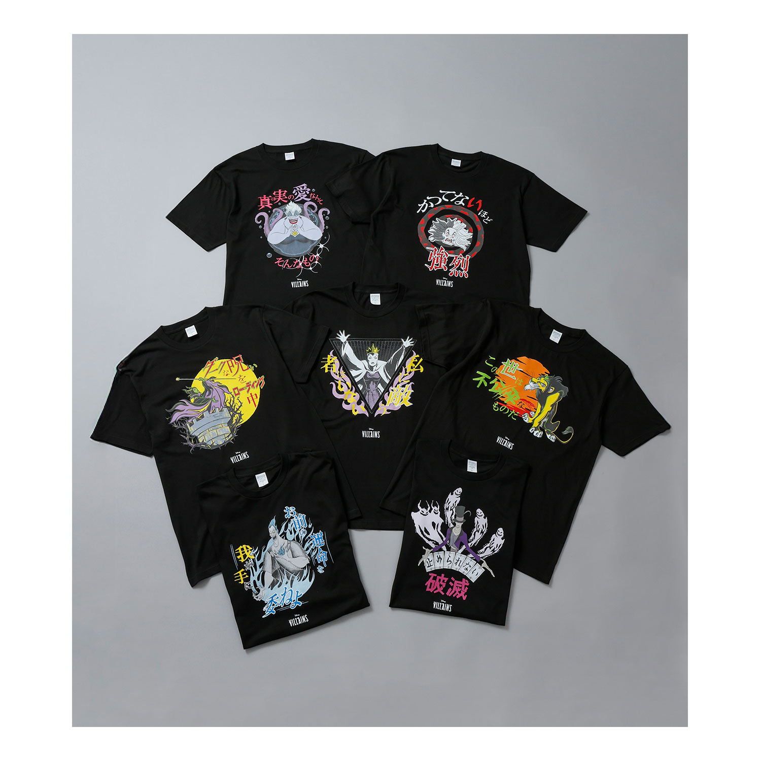 [公式] メーカー直営 ディズニー パワーワード ヴィランズ Tシャツ ／女王（白雪姫）