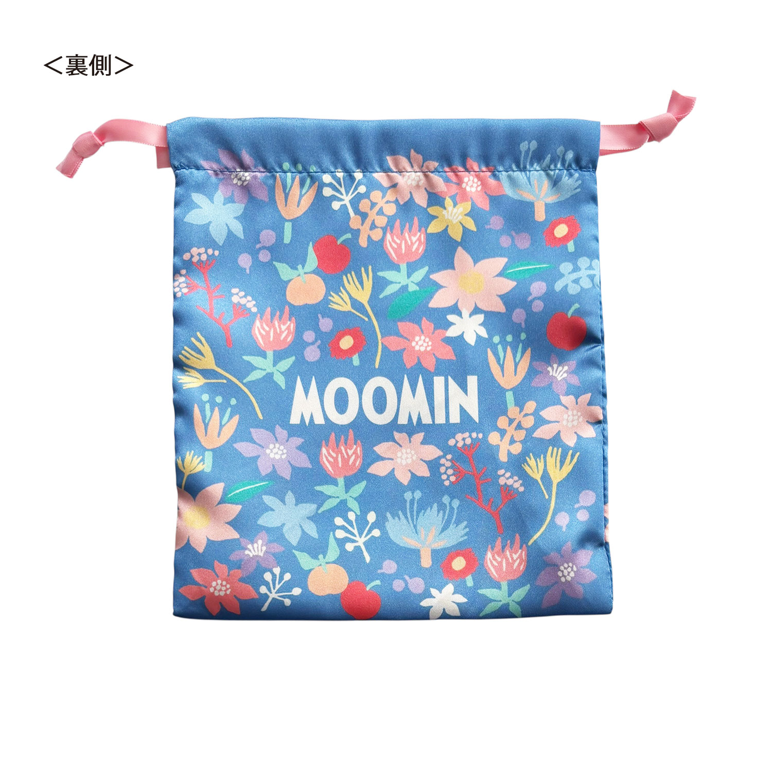 [公式] メーカー直営 ムーミン リボン巾着 お花畑と本
