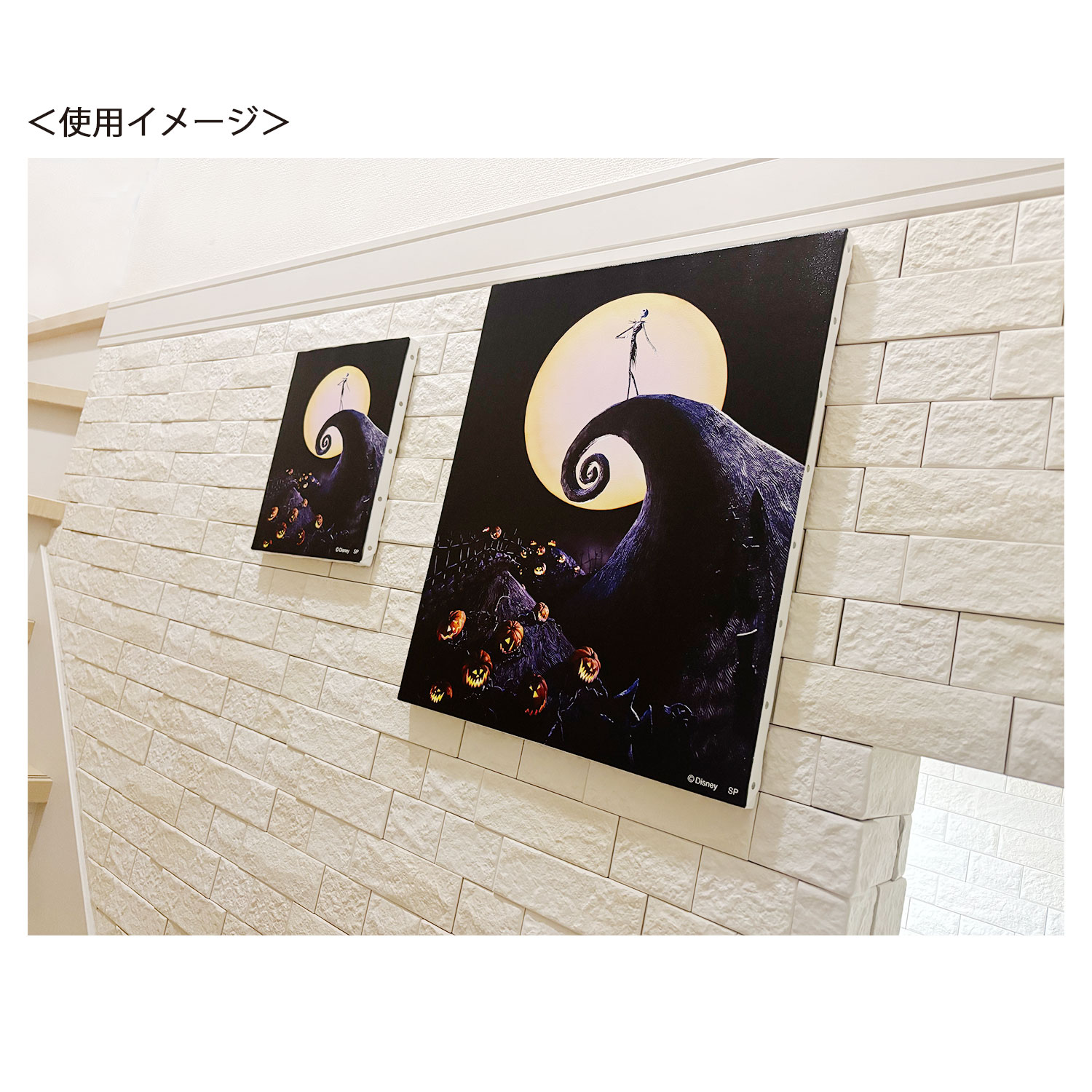 [公式] メーカー直営 ディズニー ナイトメアー・ビフォア・クリスマス アートパネル F3 メイン