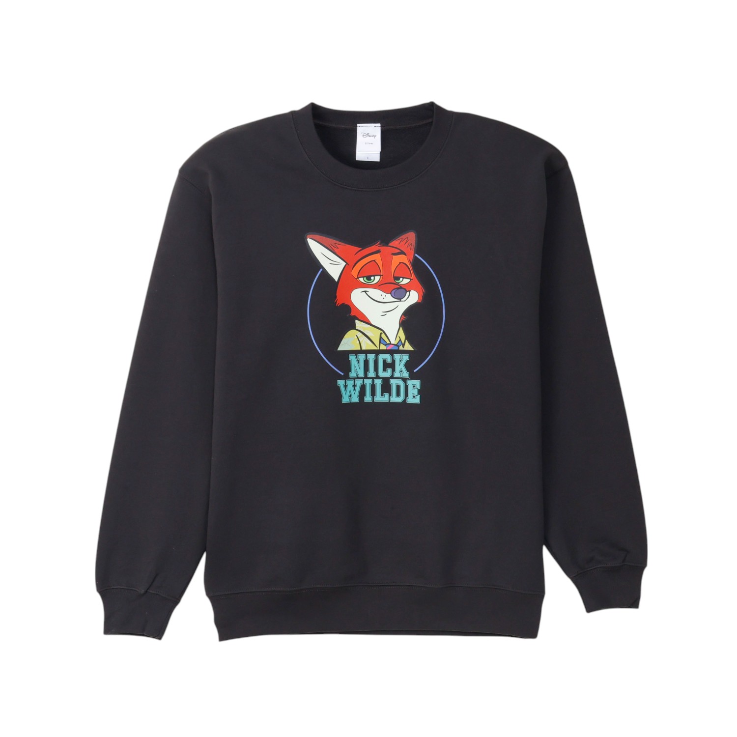 [公式] Disney NOSTALGICA スウェット クルーネック ニック Black