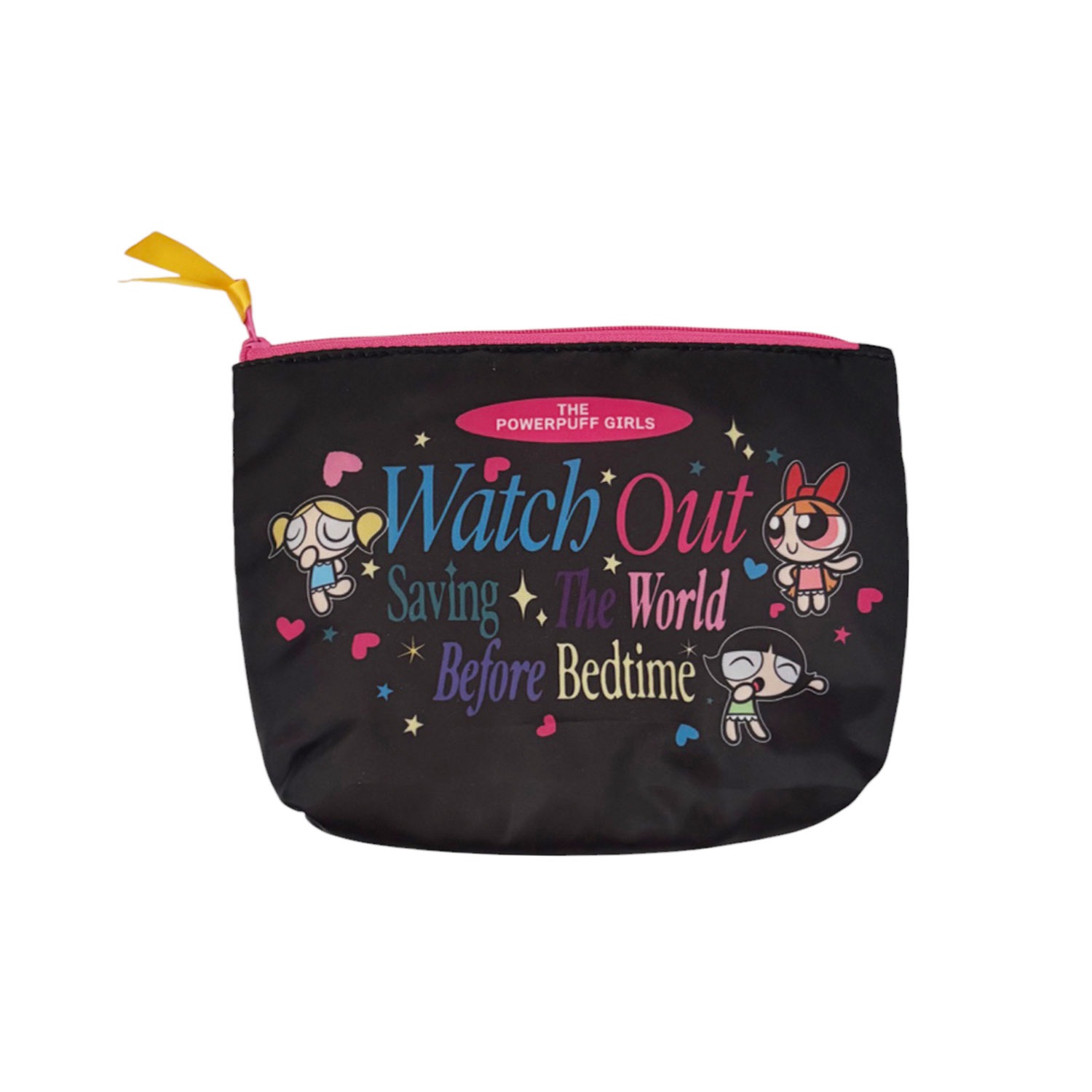 [公式] メーカー直営 パワーパフガールズ クッションポーチ ブラック