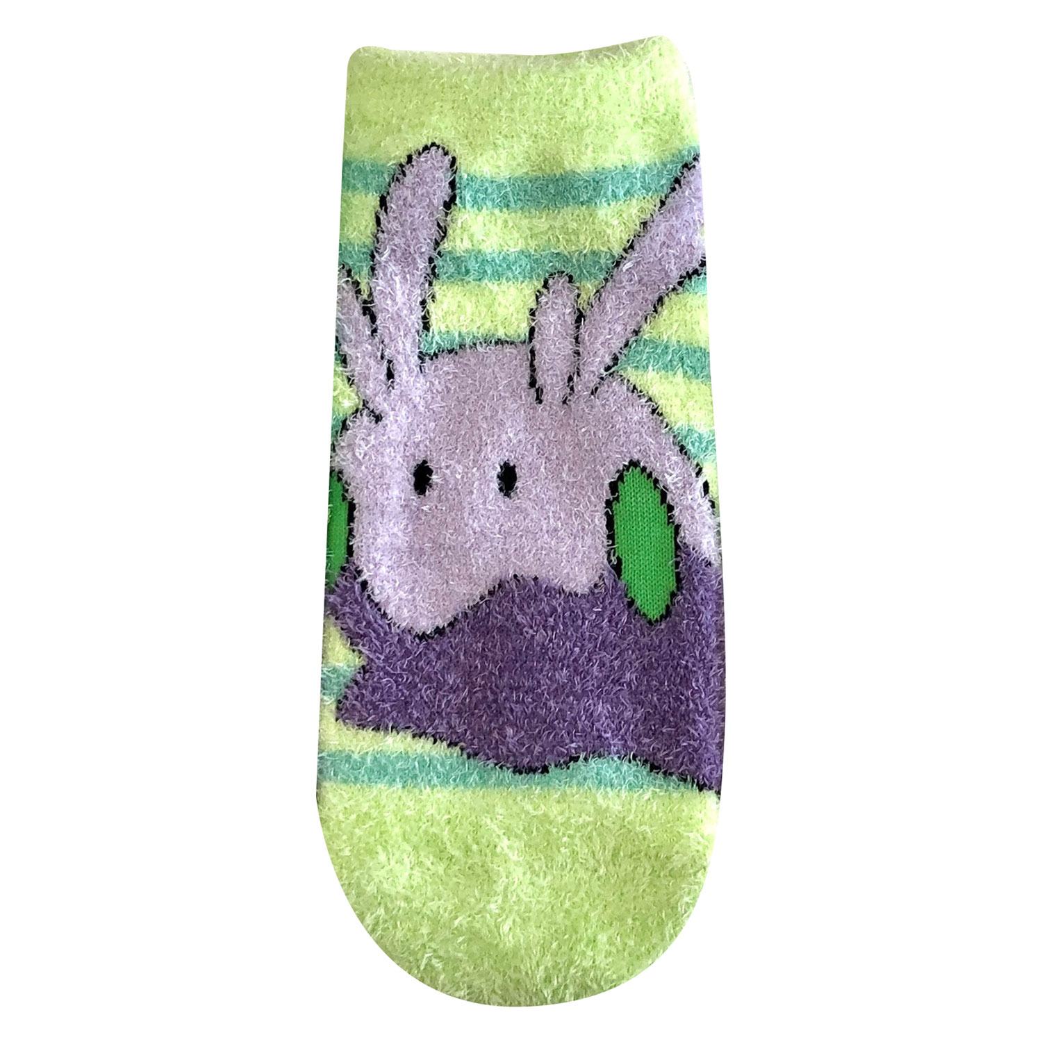 [公式] メーカー直営 ポケットモンスター もっこもこ靴下  (レディース) ヌメラ ボーダー