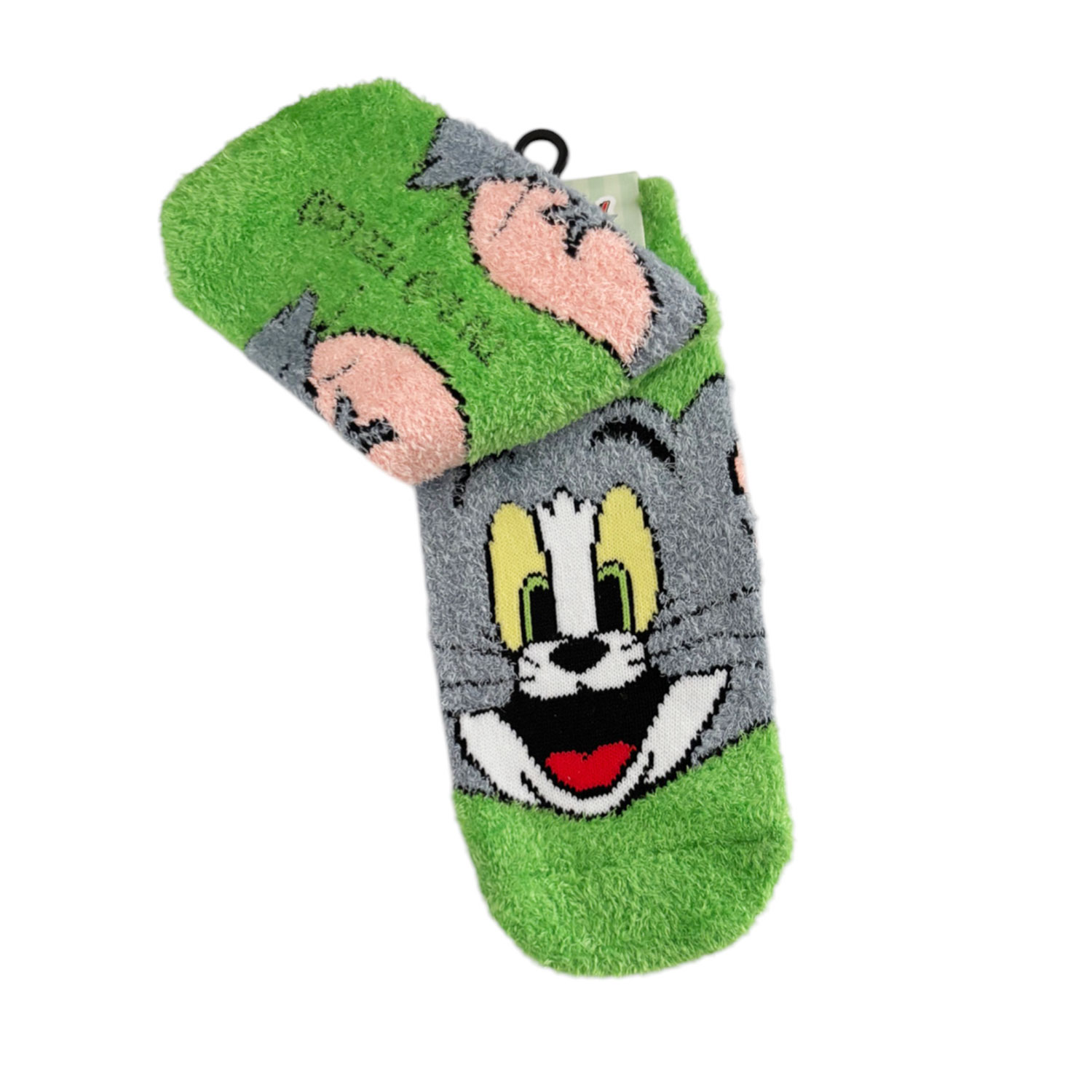 [公式] メーカー直営 トムとジェリー もっこもこくつした フェイス トム