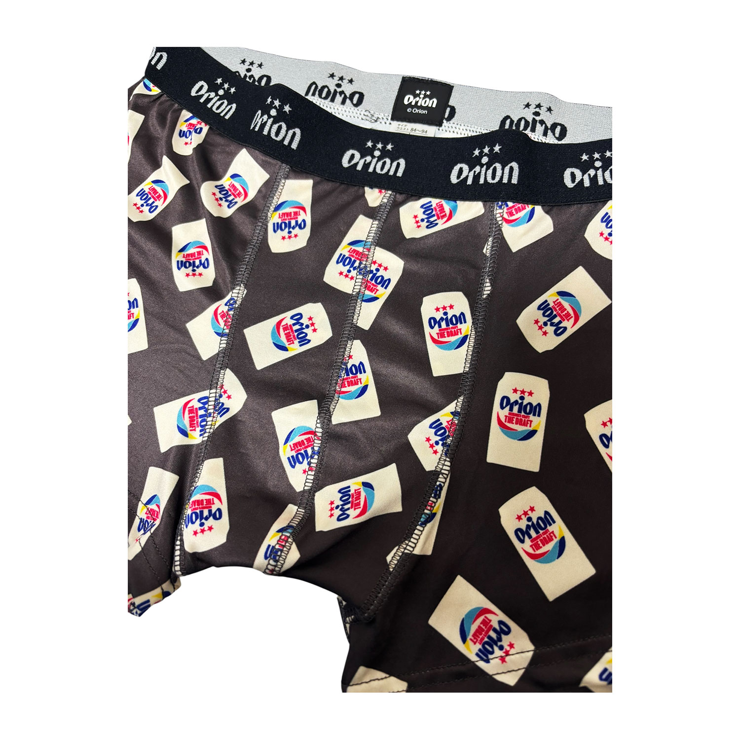 [公式] メーカー直営 オリオンビール ボクサーパンツ（ポリエステル） ドラフト缶 グレー