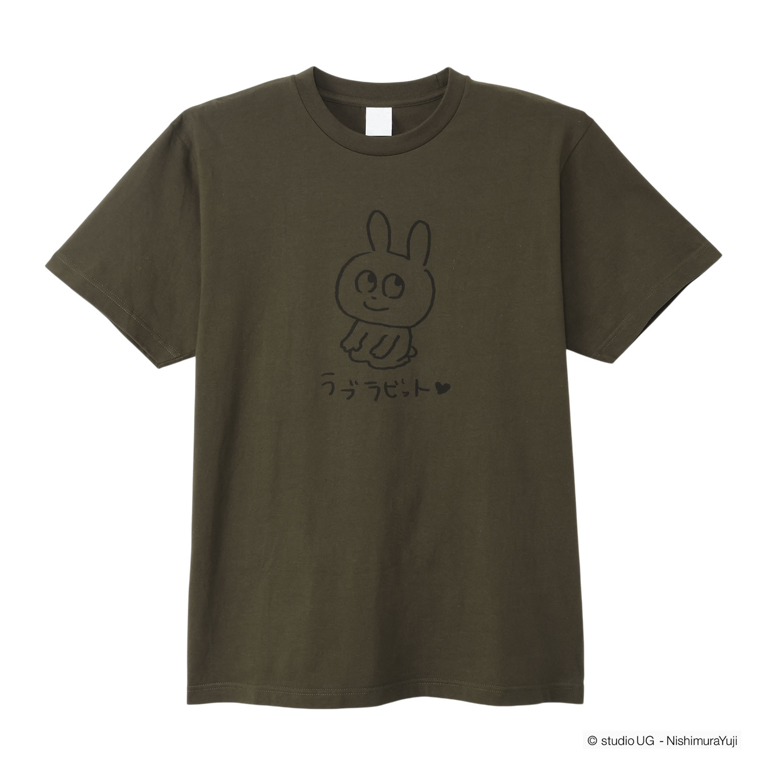 公式] スタジオUG（にしむらゆうじ）Tシャツ ラブラビット ブログで