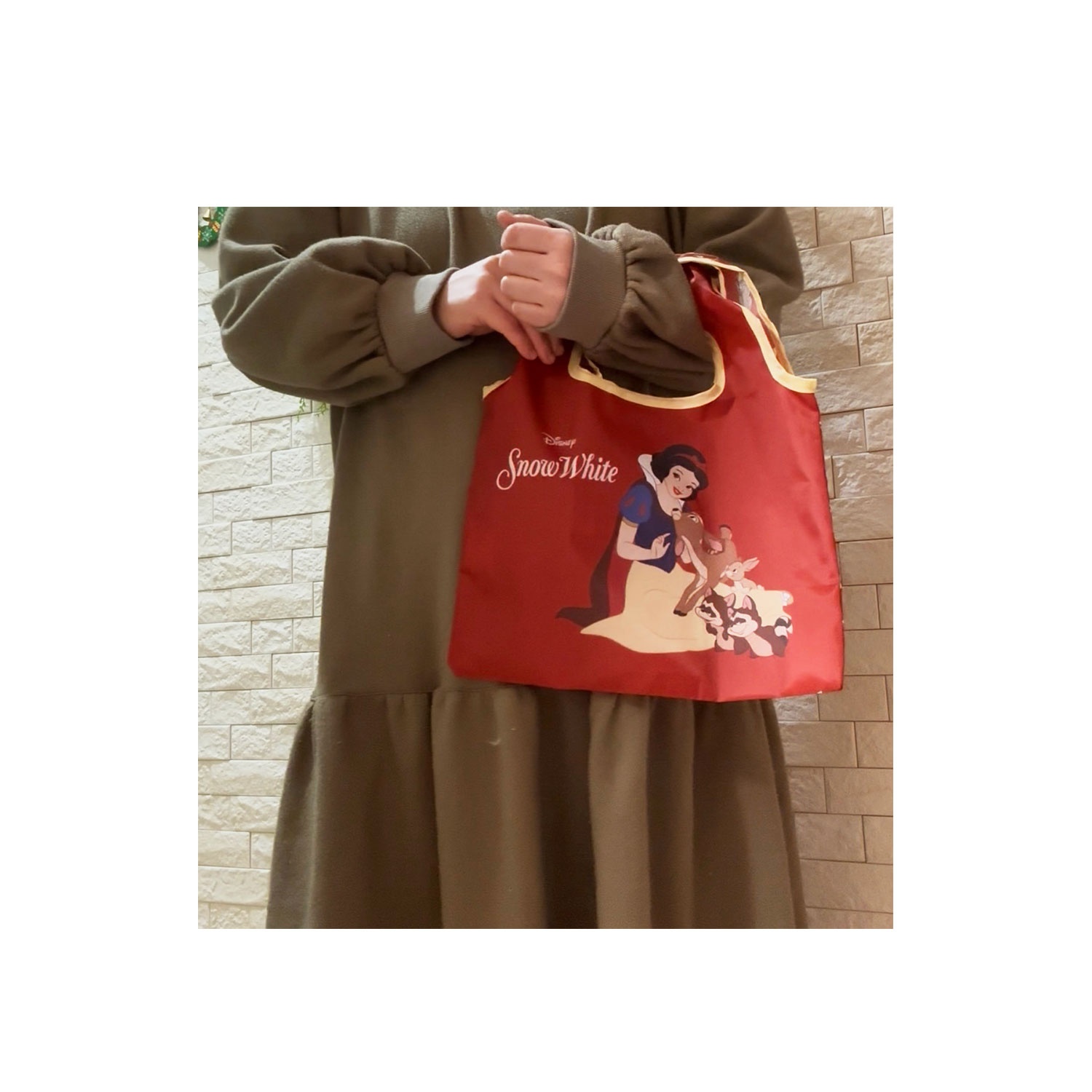 [公式] メーカー直営 ディズニー ミニくるくるショッピングバッグ  白雪姫 白雪姫＆フレンズ