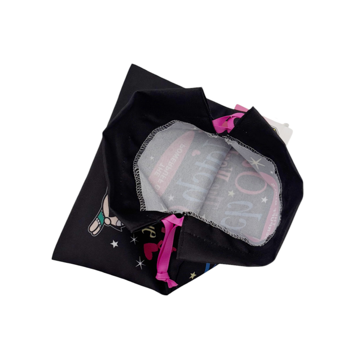 [公式] メーカー直営 パワーパフガールズ トラベル巾着 ブラック