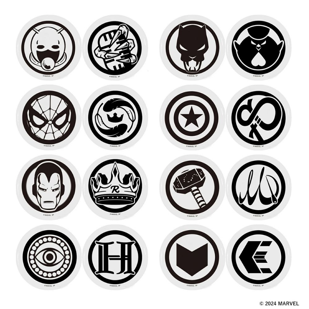 公式] MARVEL | MAZZEL アイコン ブラインド 缶バッジ 2Pセット