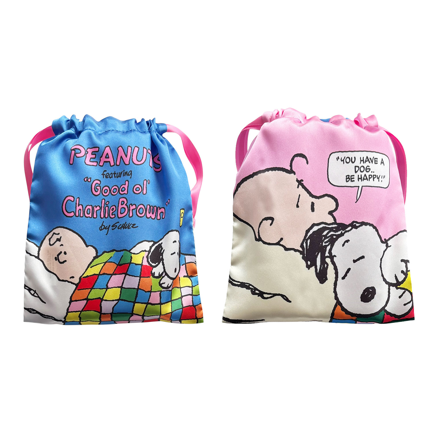 [公式] メーカー直営 PEANUTS ピーナッツ リボン巾着 スリープ